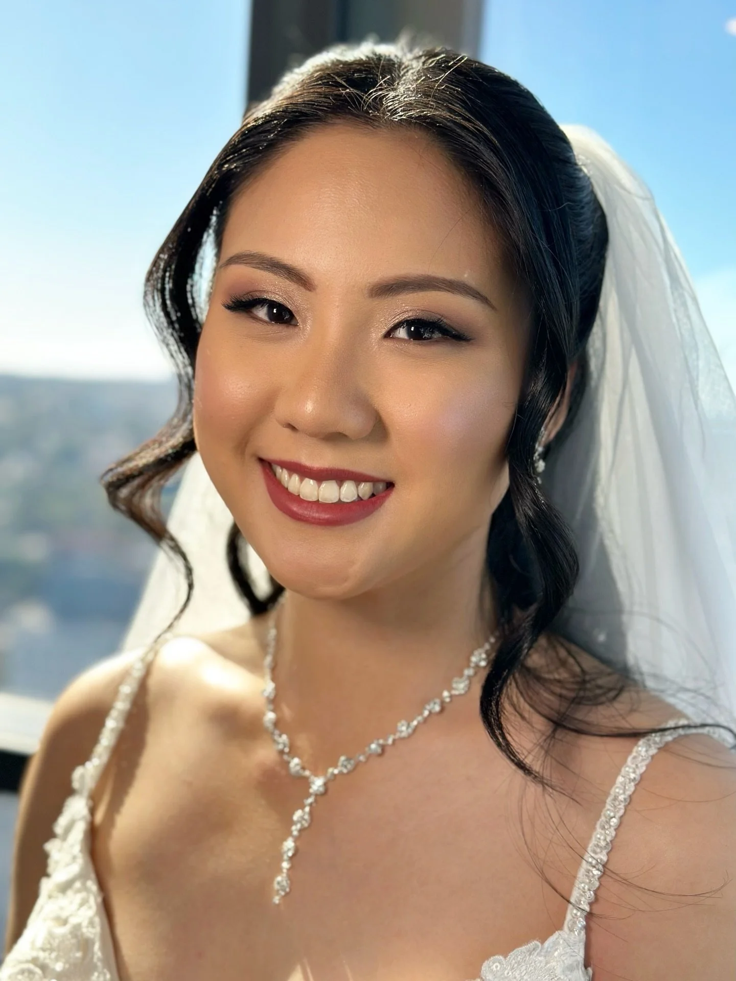 Still not over this beauty , Celine 🤍✨
We went for soft, glowing glam that felt effortless and lasted all day &mdash; the perfect balance of polished but still so natural 💫
Such a calm, happy morning getting you ready,
Thank you for trusting me wit