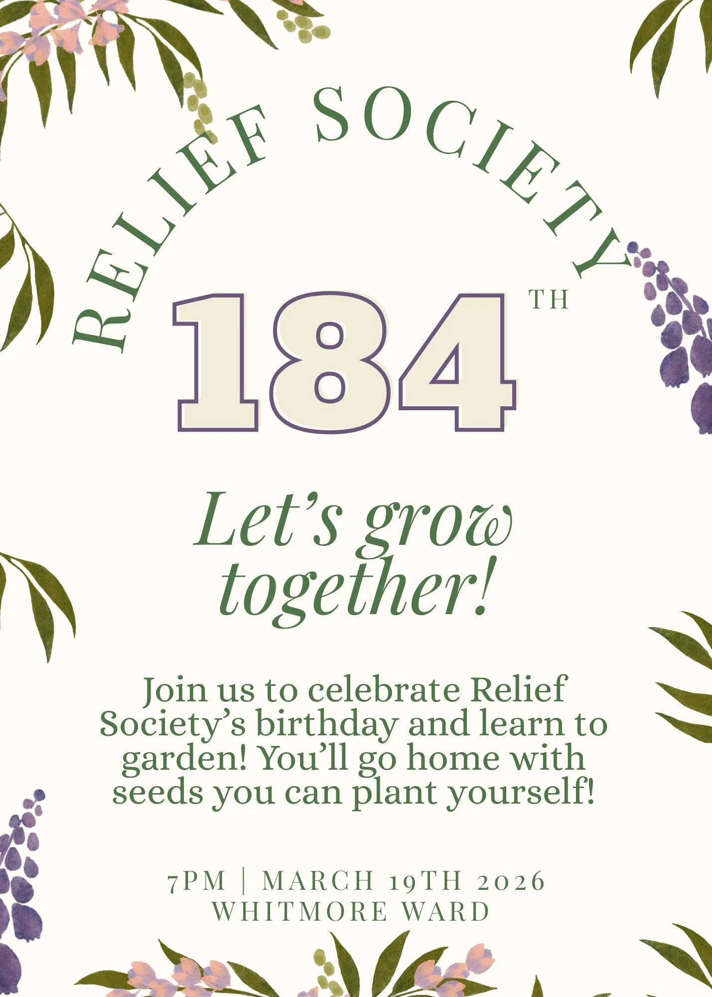 Relief Society 184th