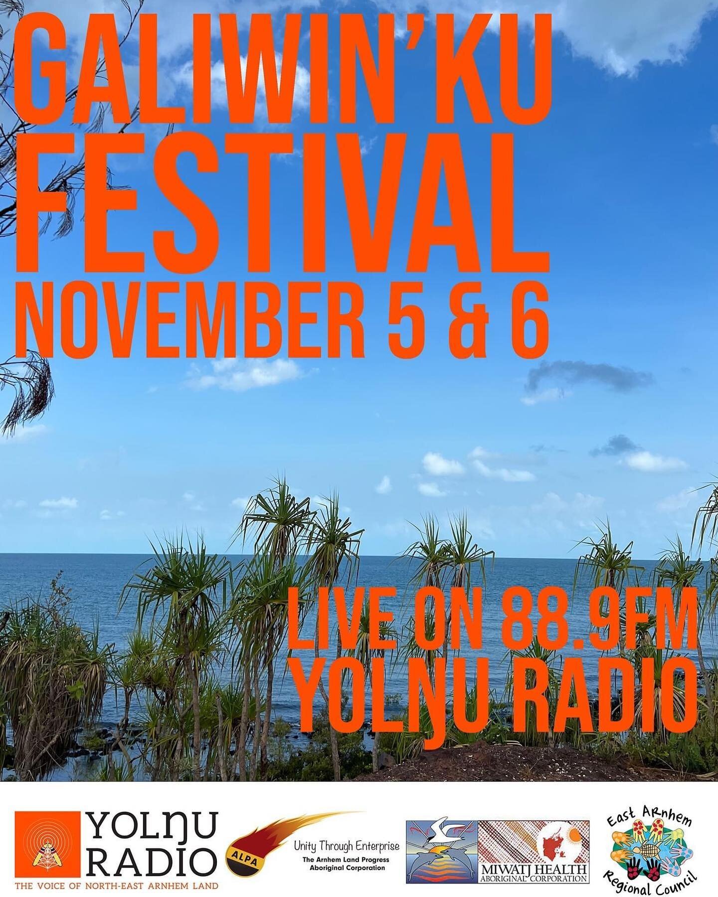 Tune in to 88.9FM Yolngu Radio tonight to hear the Galiwin&rsquo;ku Festival!