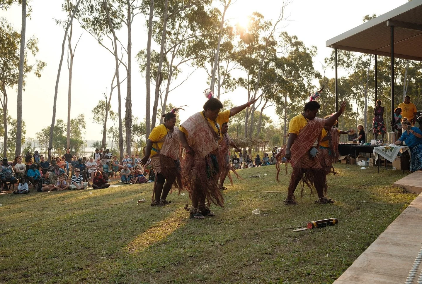 Opening for new @gapuwiyakcultureandarts centre.