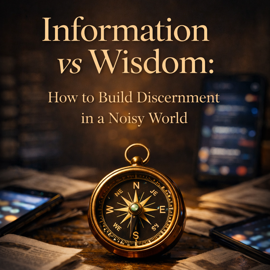 Information vs Wisdom: How to Build Discernment in a Noisy World
