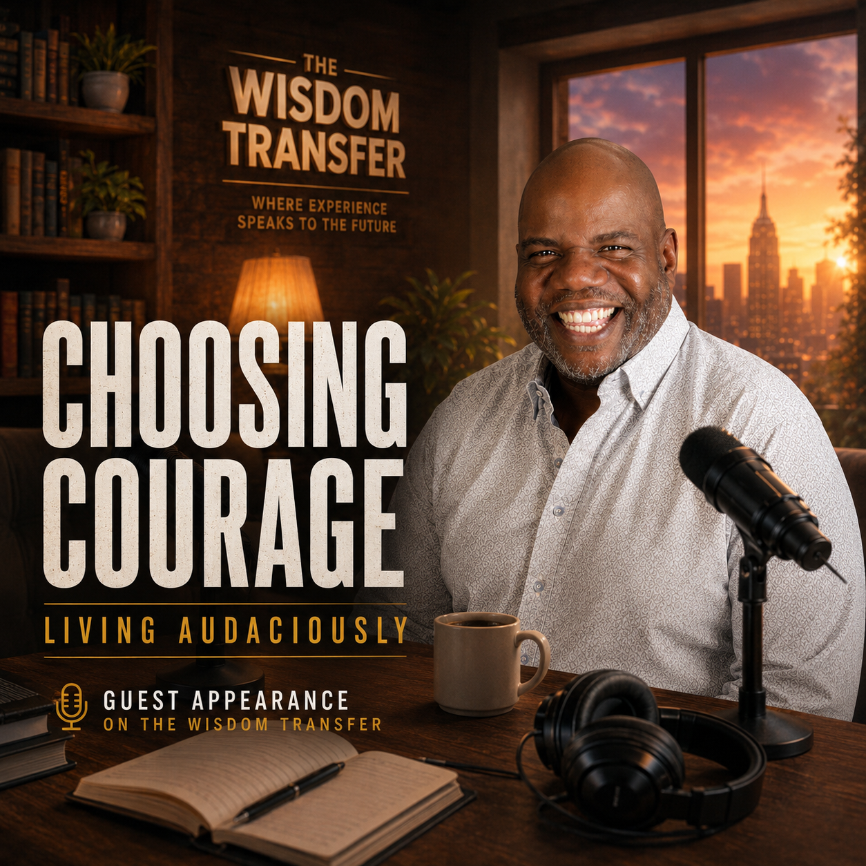 Choosing Courage and Living Audaciously — (Guest Appearance on The Wisdom Transfer)