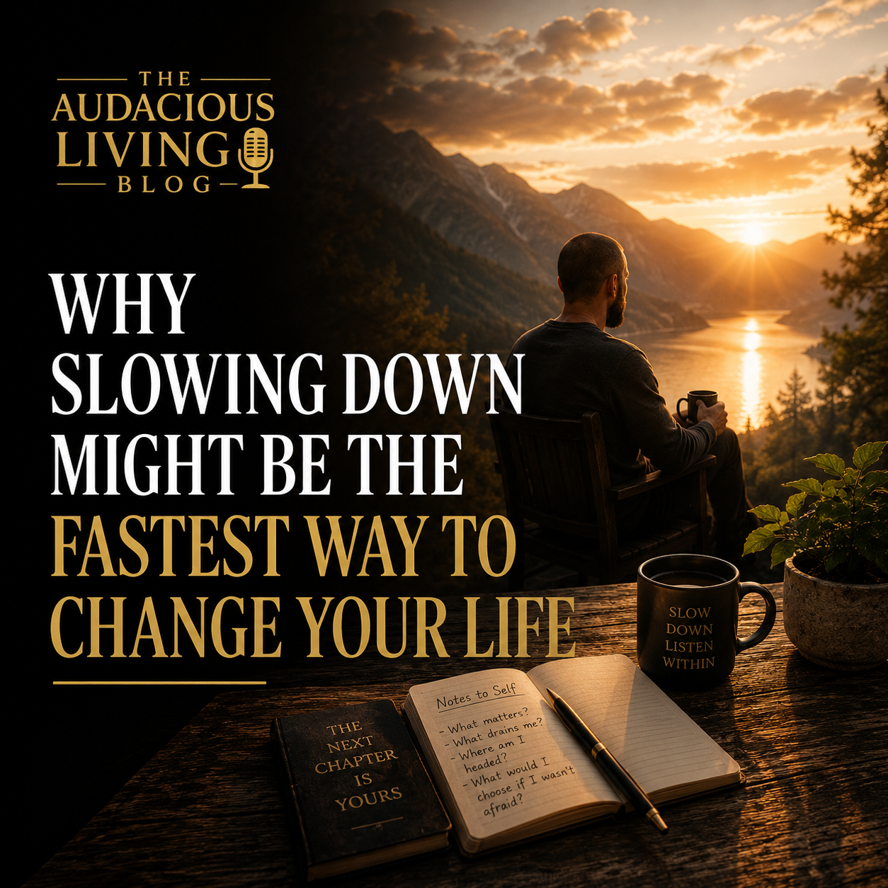 Why Slowing Down Might Be the Fastest Way to Change Your Life!