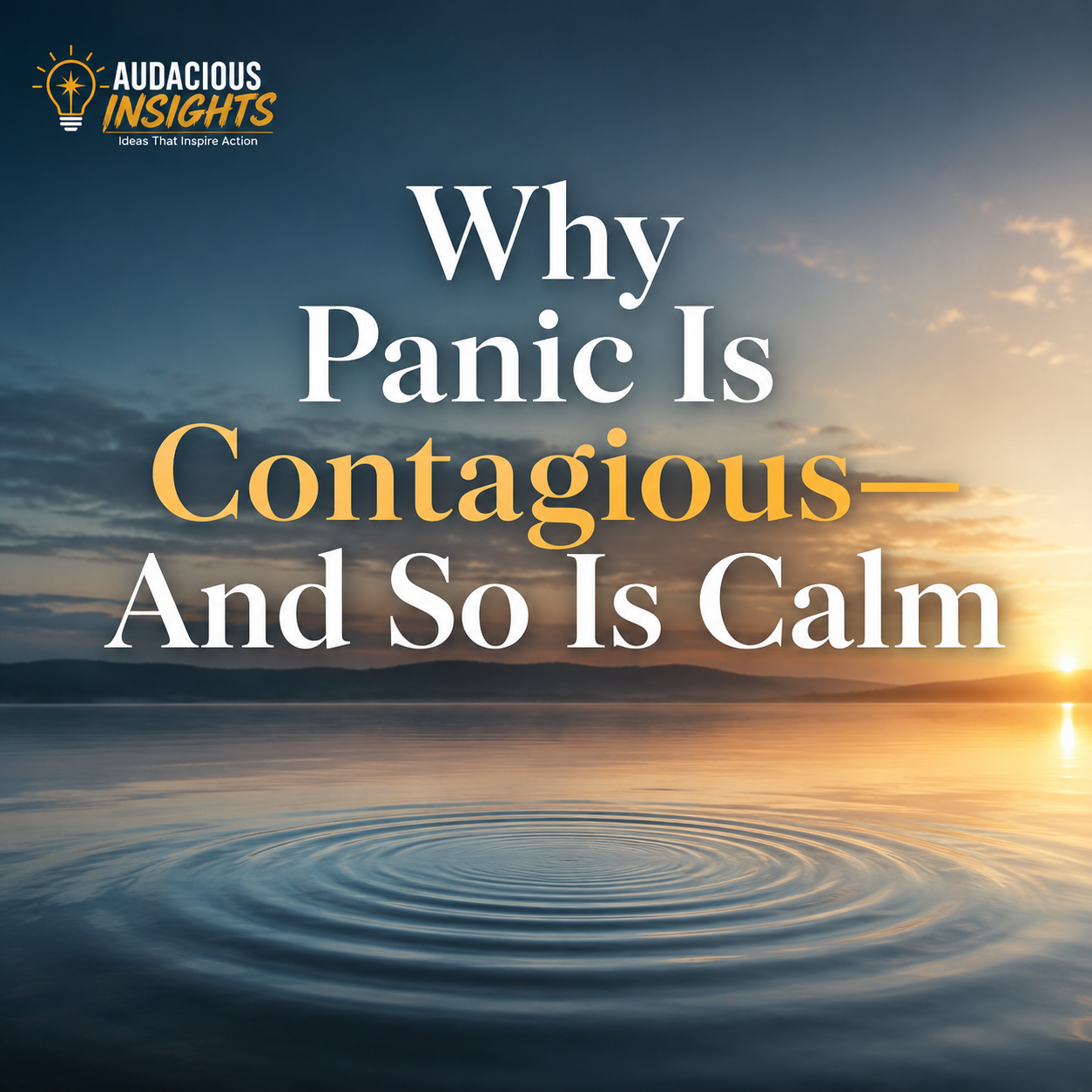 Why Panic Is Contagious—And So Is Calm