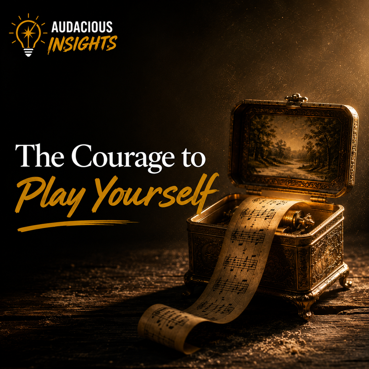 The Courage to Play Yourself for Once