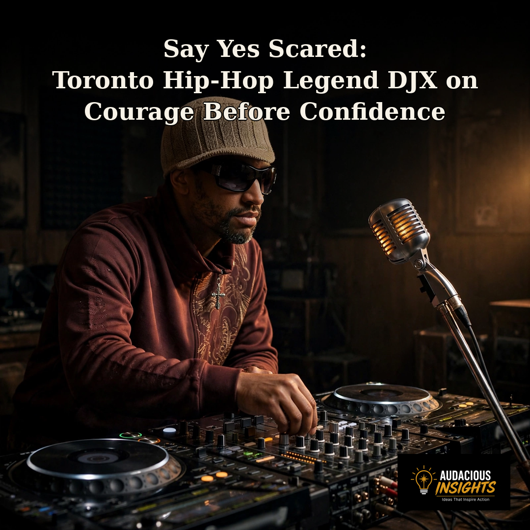 Say Yes Scared: Toronto Hip-Hop Legend DJX on Courage Before Confidence