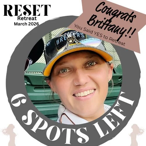 ✨ Brittany said "YES" to the RESET Retreat! ✨
We’re cheering her on as she invests in herself, her healing, and her next season of Becoming.
When you say YES to RESET, you’re saying yes to more than a weekend getaway — you