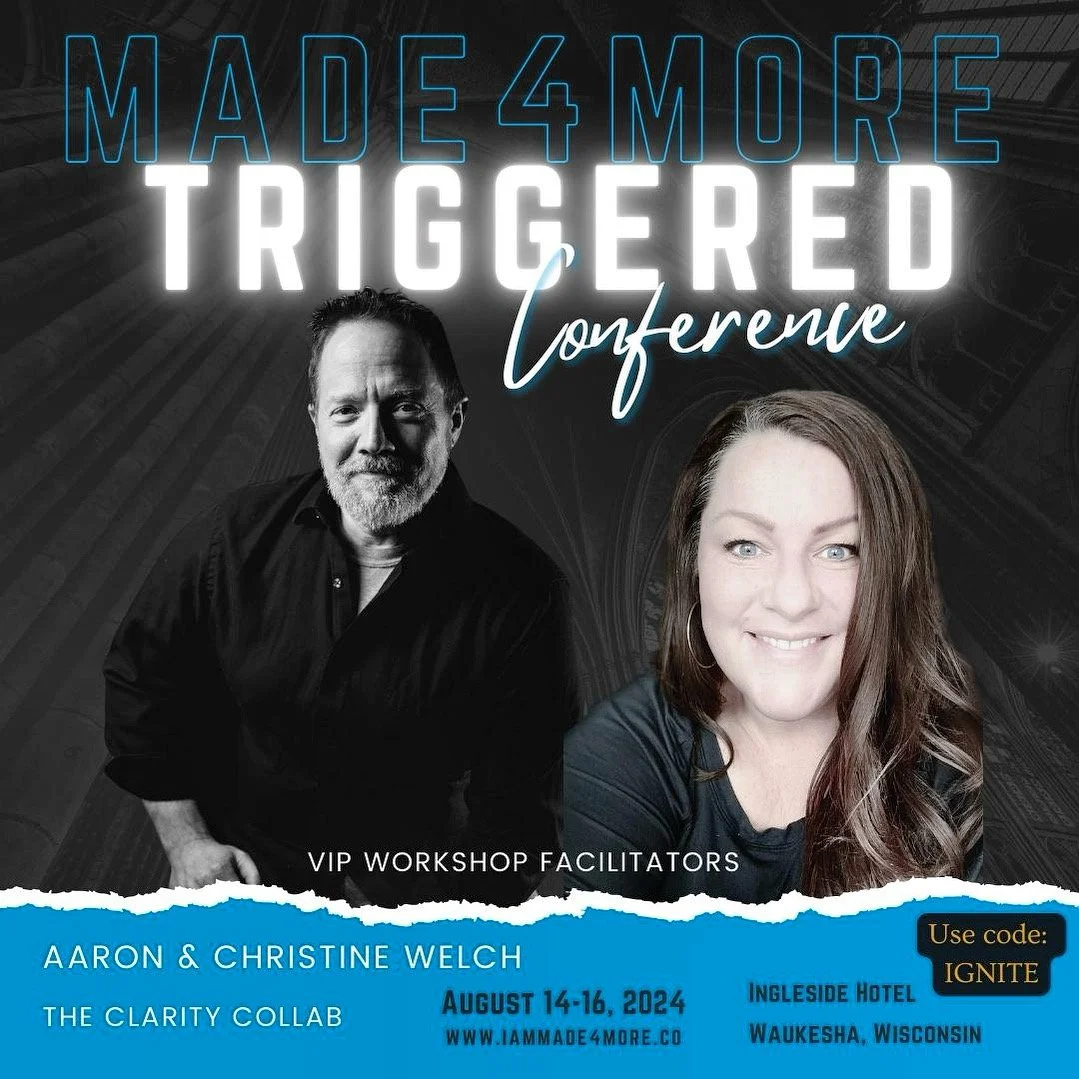 coach christine and husband Aaron Welch leading workshop at conference