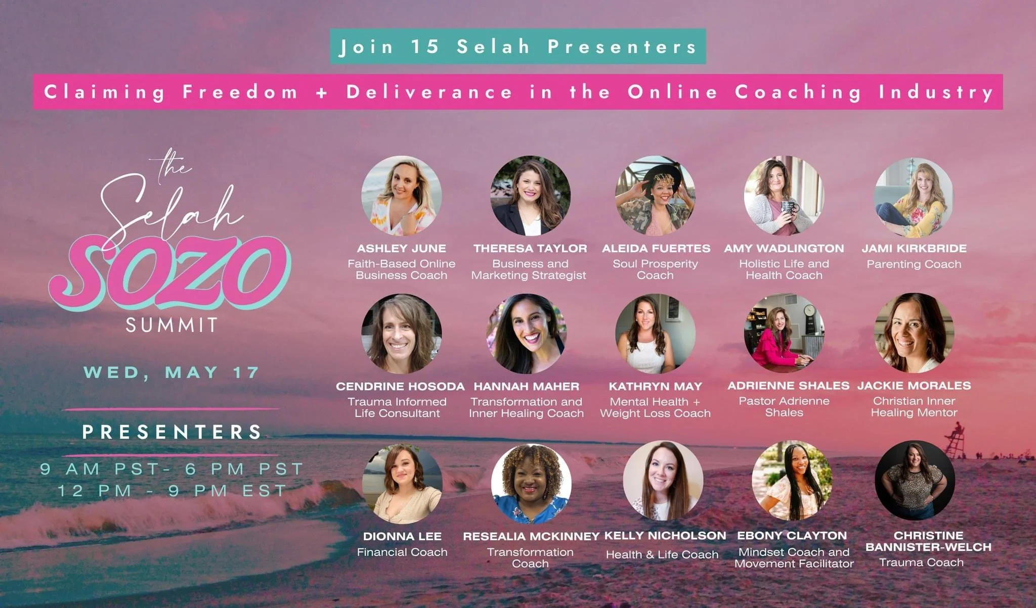 speaker summit the Selah solo coach christine