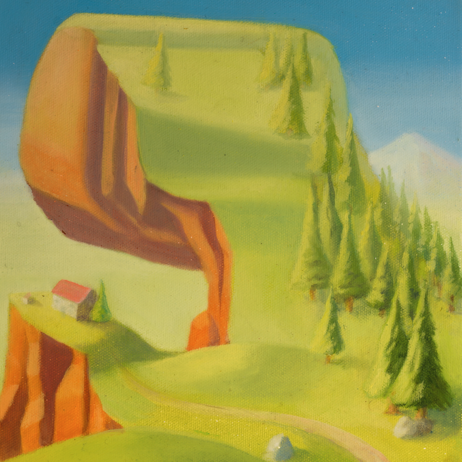 "Meadow Ridge" Postcard Print