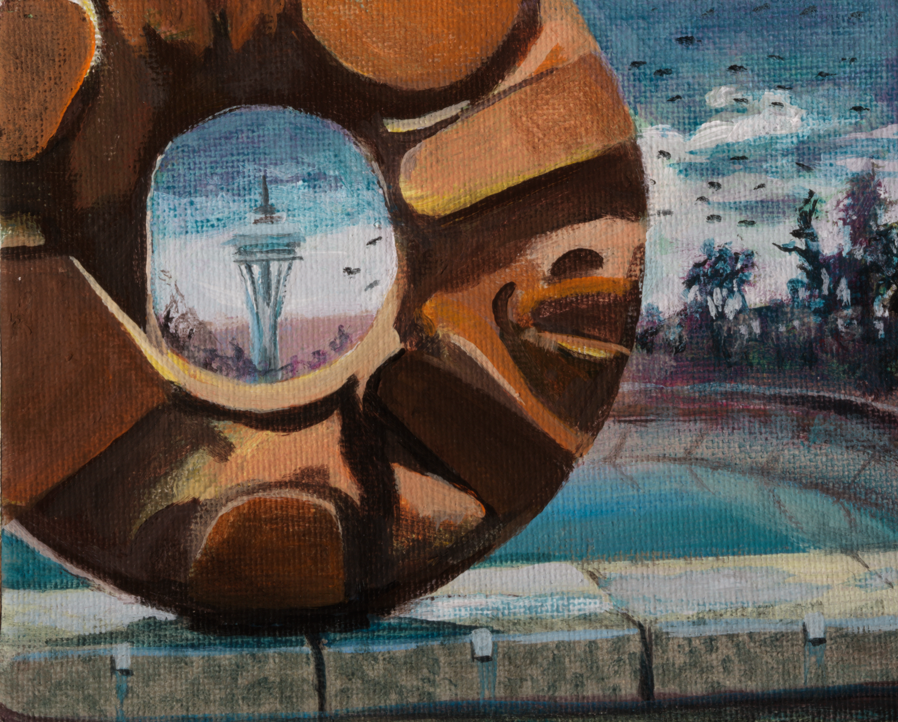 "Cinnamon Donut" Board Art #32