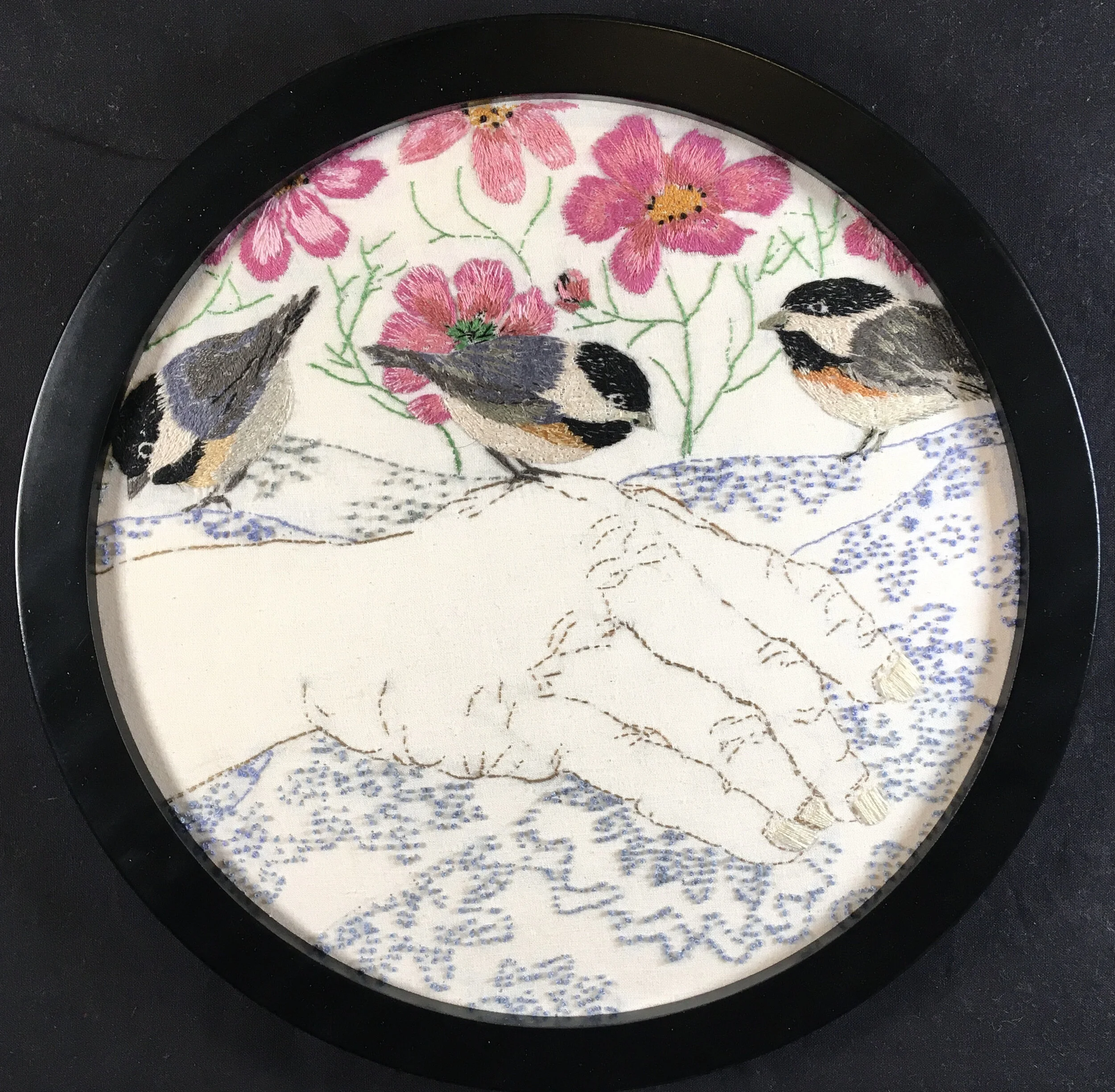 "Mom" - 11 1/2" framed