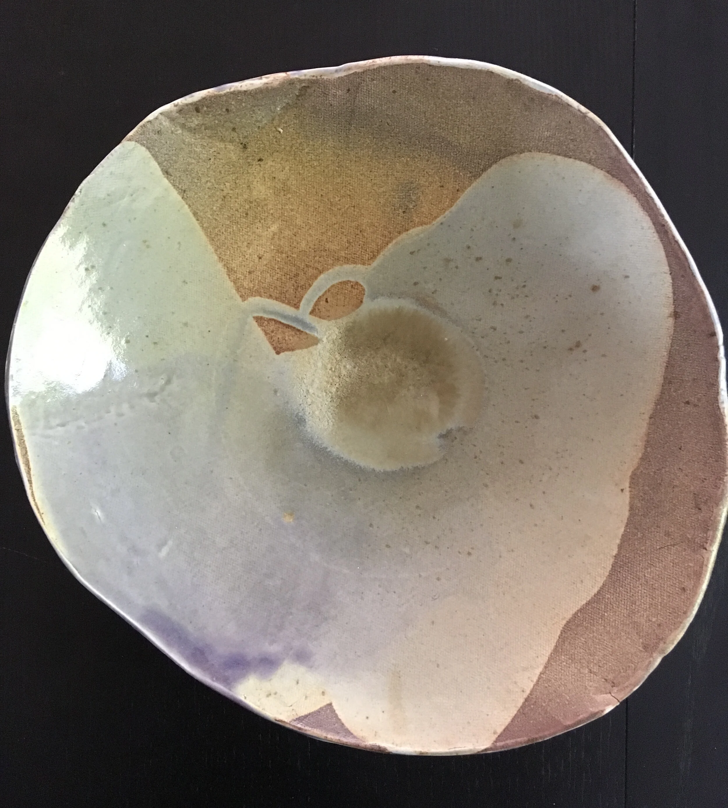 hand built large bowl- 18"