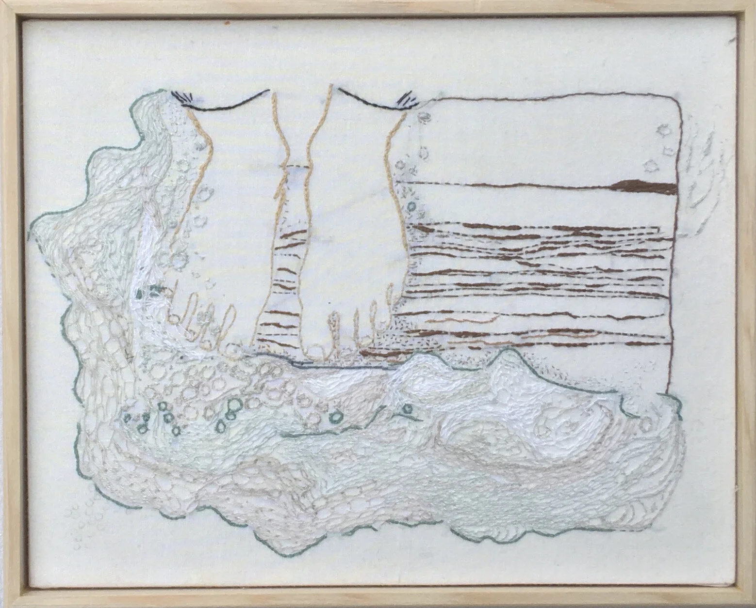 "Lake Erie" - 11" x 10" stretched muslin