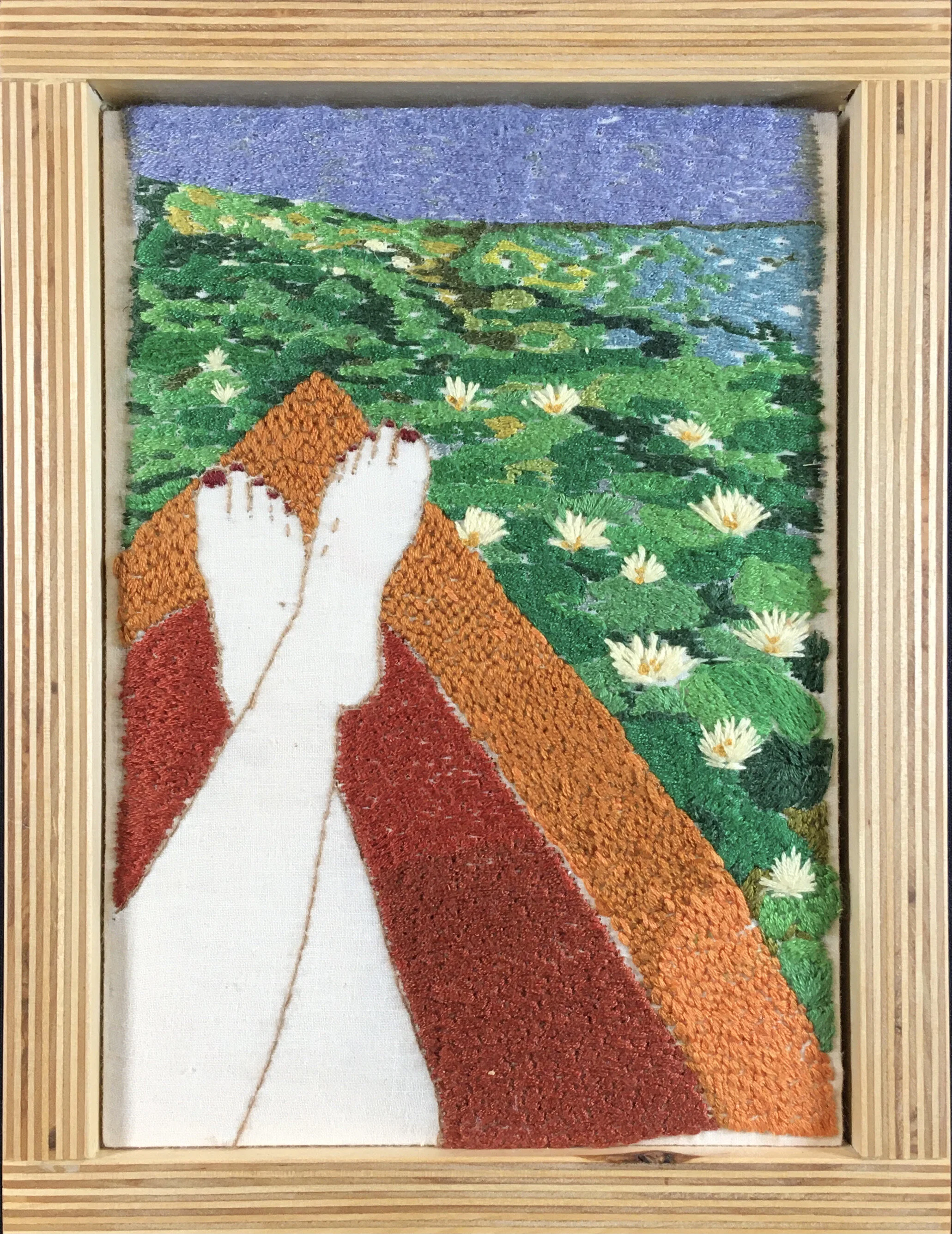 "Bliss"- 7 1/2" x 10" framed