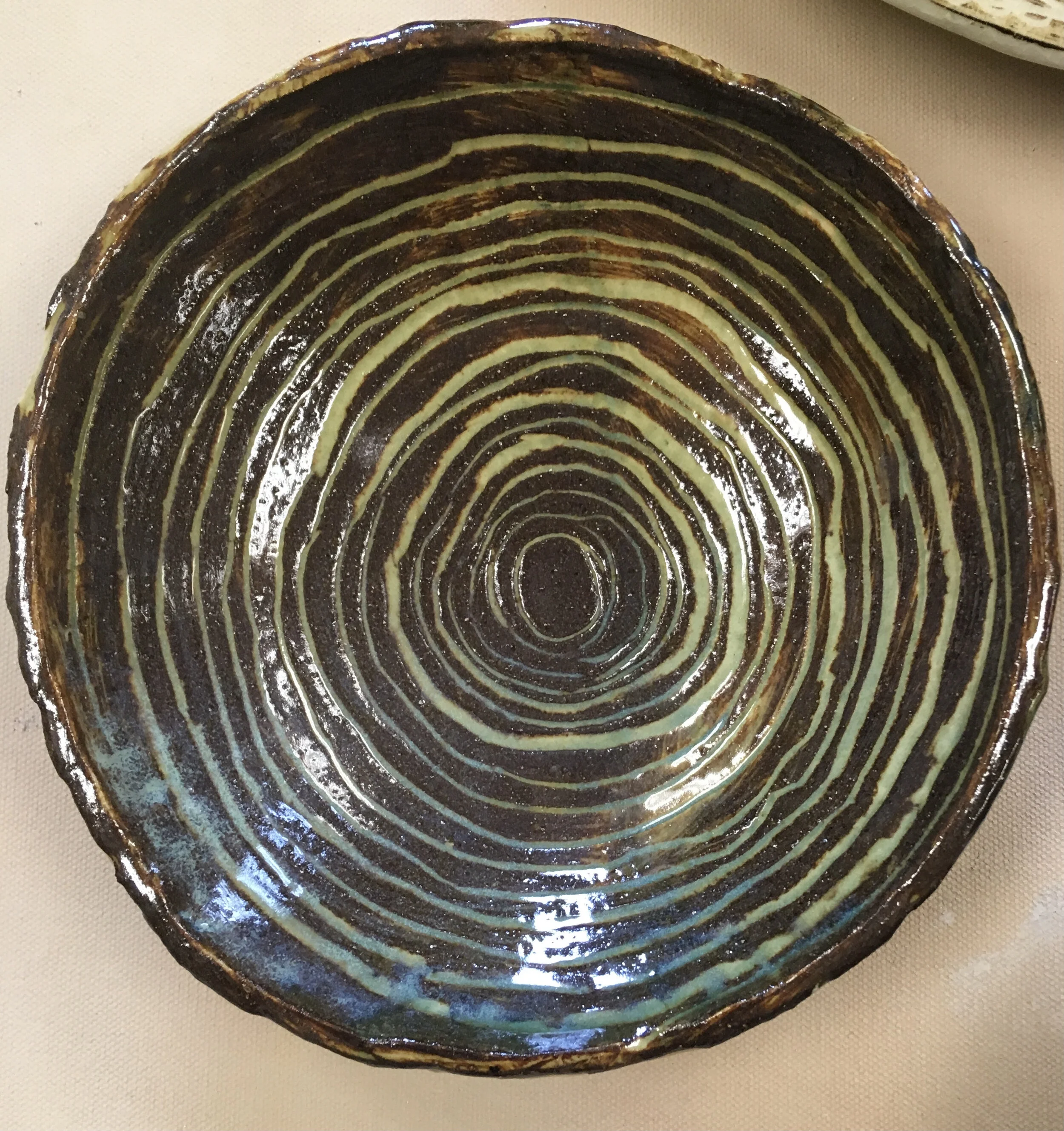 hand built bowl- 10"