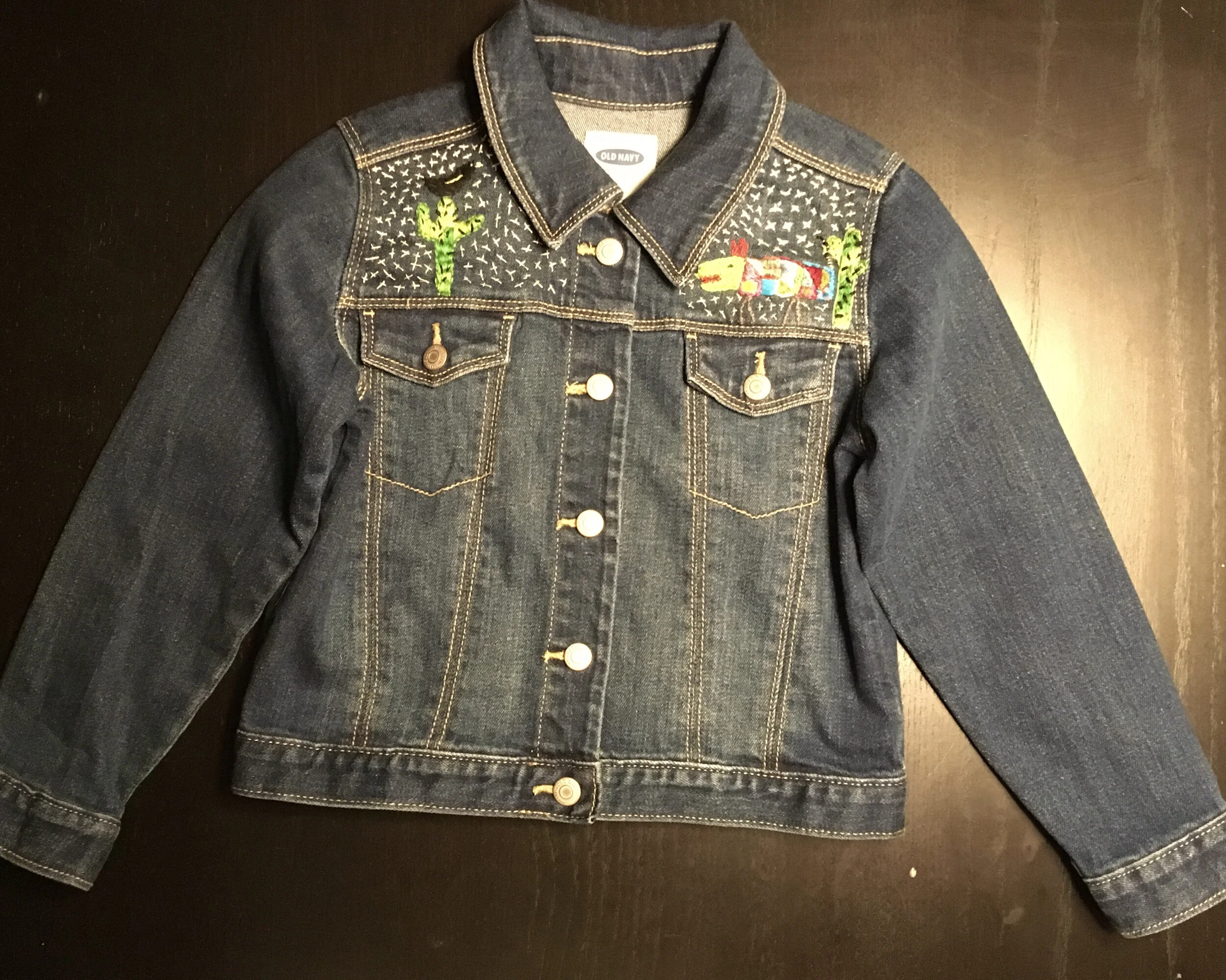 jean jacket- kid size 5