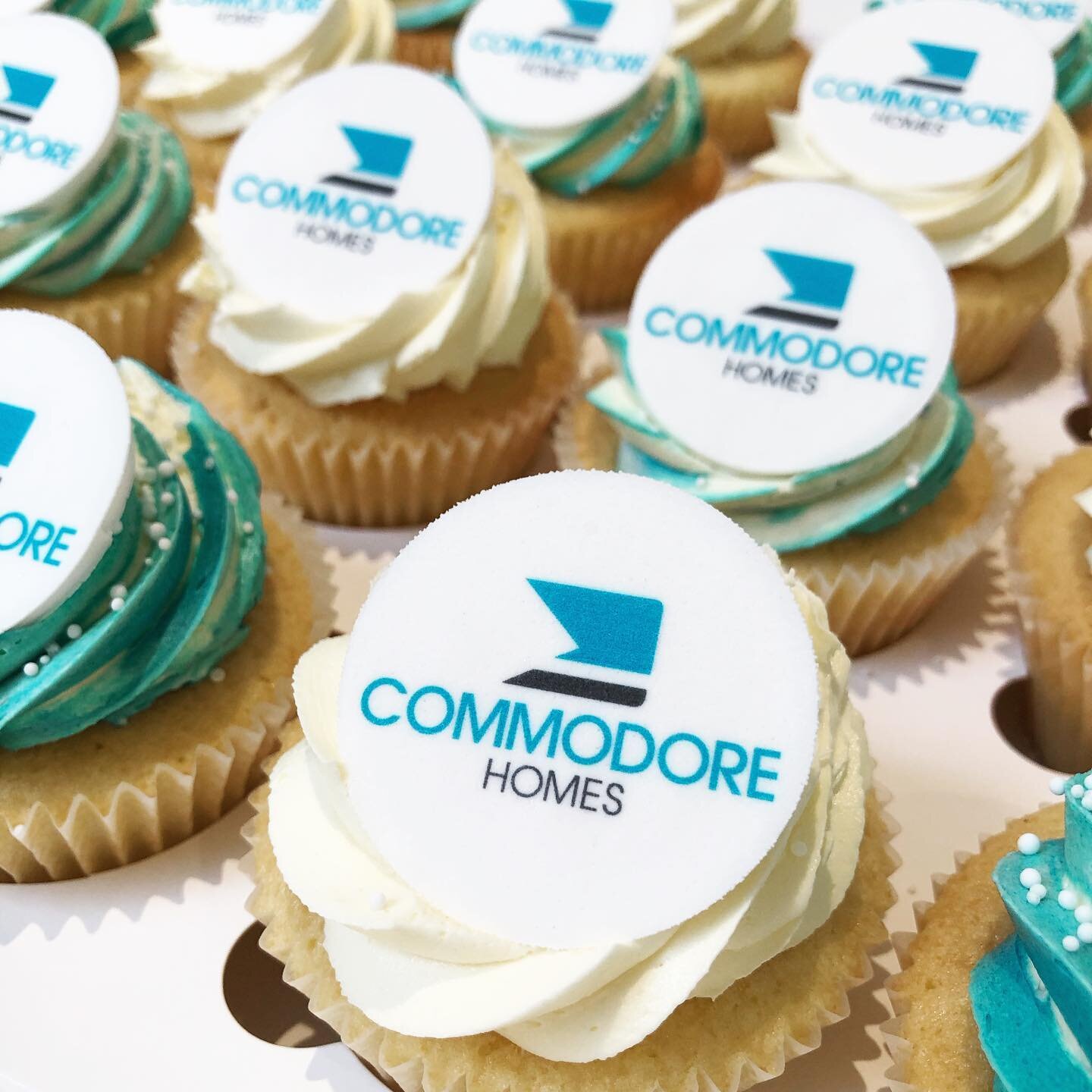 Recent work - custom corporate cookies &amp; cupcakes 🌟