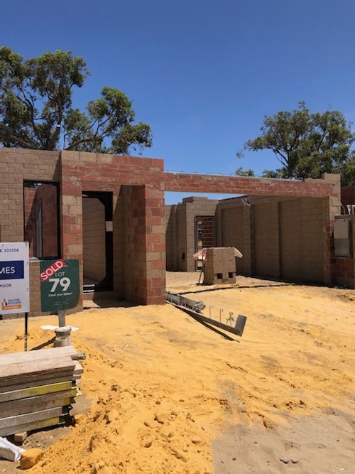 Brickwork front elevation
