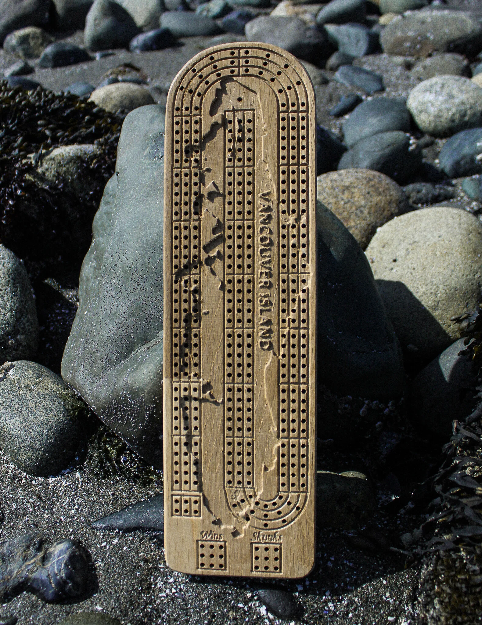 Vancouver Island Cribbage Board — Island Woodwork