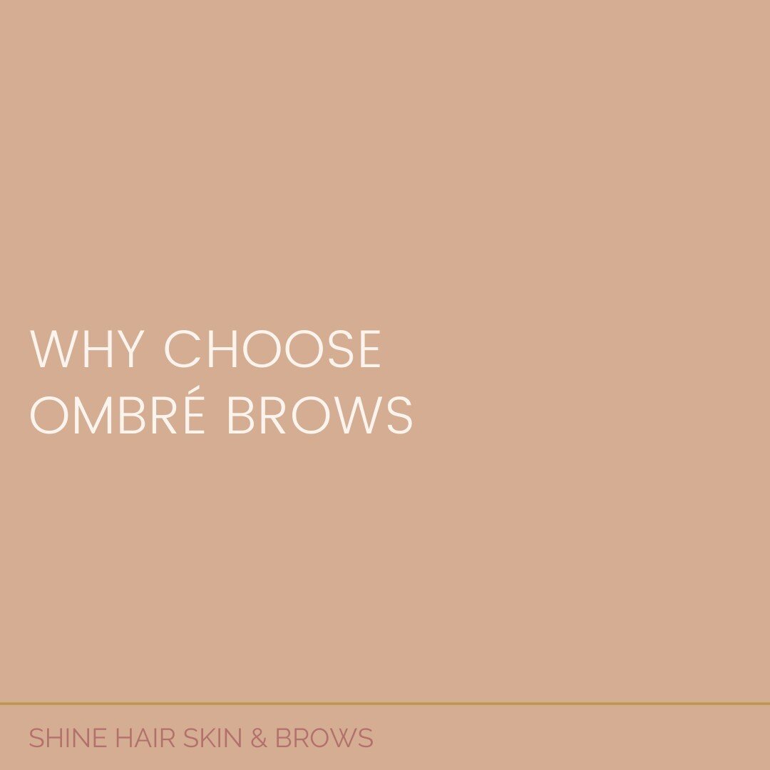 When looking at having your brows tattooed, we will most likely recommend Ombr&eacute; Powder Brows for a number of reasons!⁠
⁠
1. They look the most natural when healed, particularly if there isn&rsquo;t a lot of brow hair to blend in with microblad