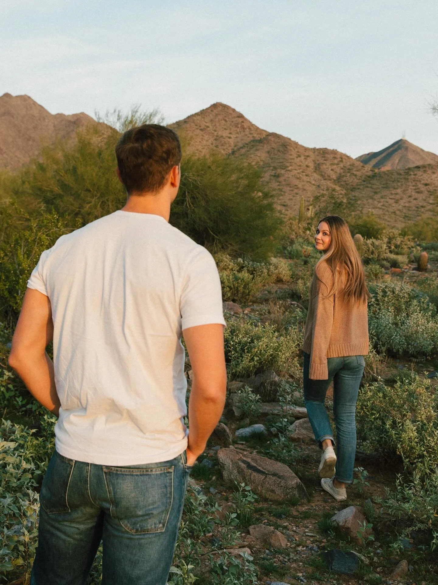 Quiet moments with Bre, Brent, and a blue hour moon. Can&rsquo;t wait to deliver previews for these two this week <3