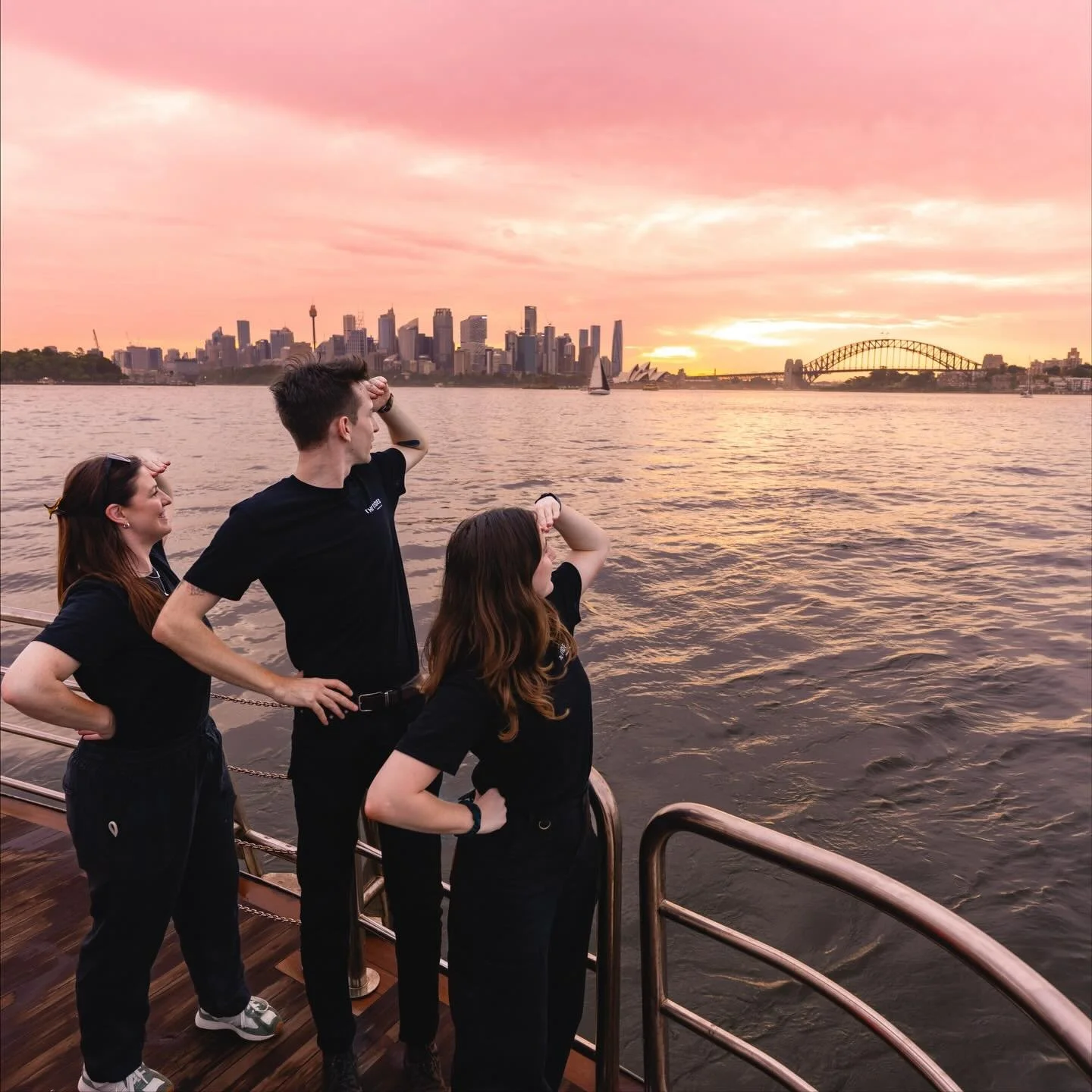 Yesterday&rsquo;s office 👀☀️

We love that our job takes us anywhere, with our recent event delivered on the Sydney Harbour! What. A. View.