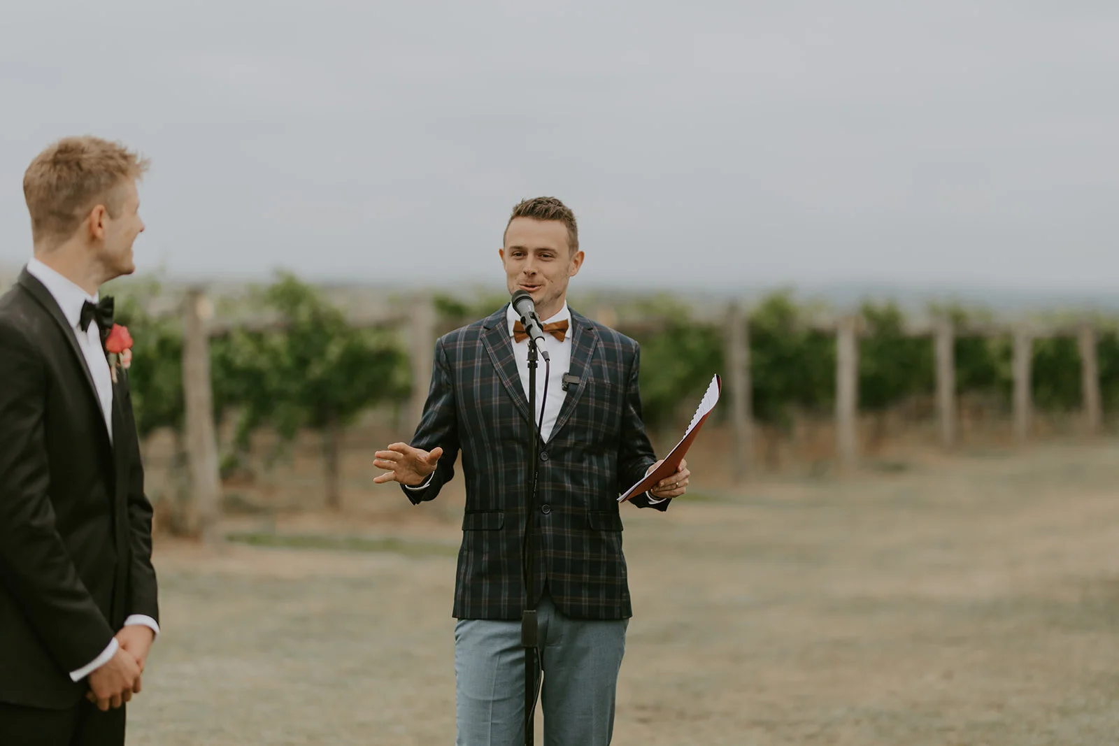 A Celebrant Buddy leading the wedding