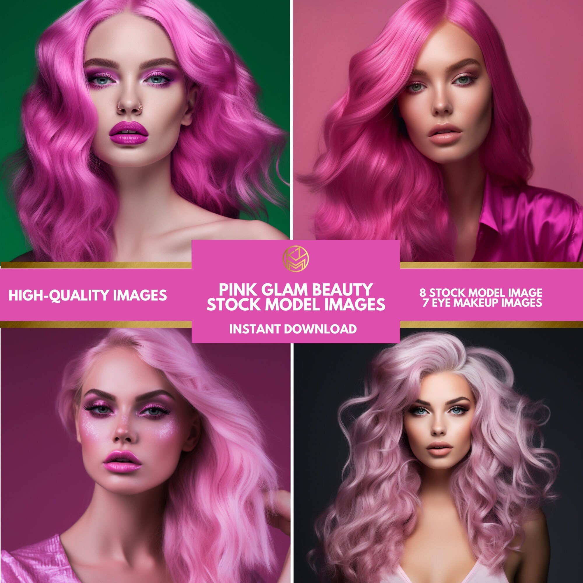 Beauty Glam Stock Photo, Eye Makeup Model Stock Photo, AI-Generated Stock Photos, Instant Download| Eye Make-up Images| Glam Images| Models