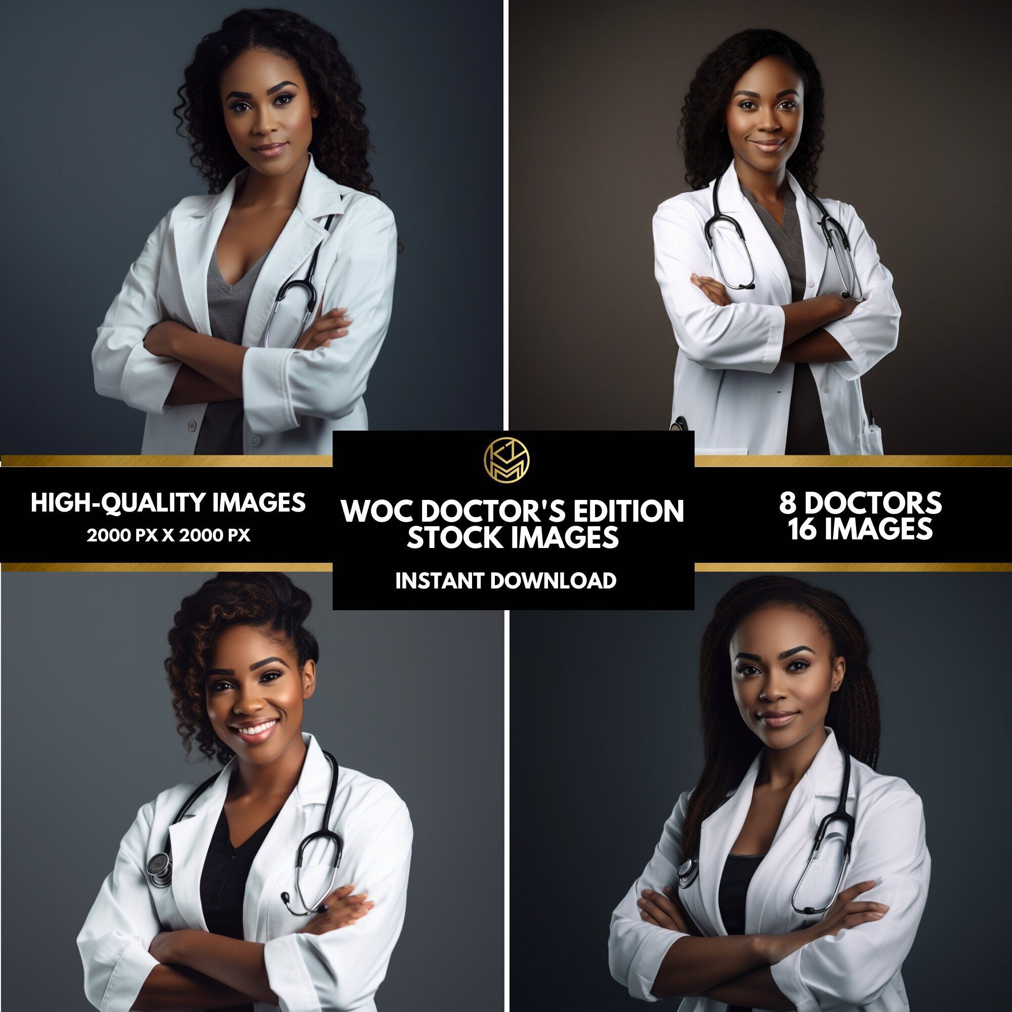 WOC Doctor Stock Photos| Doctor Stock Photos | Healthcare Stock Photos | Stock Images | African American Doctor| AI| Stock Photos