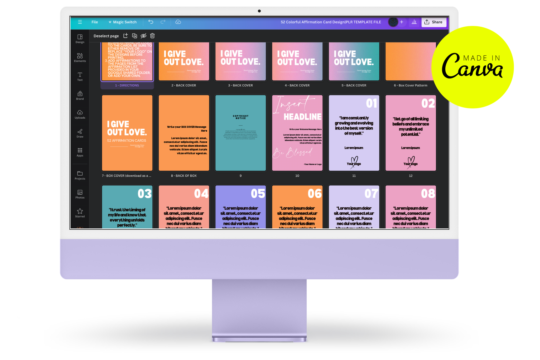 Learn How to Create Affirmation Cards LIVE TUTORIAL — Keep It Movin