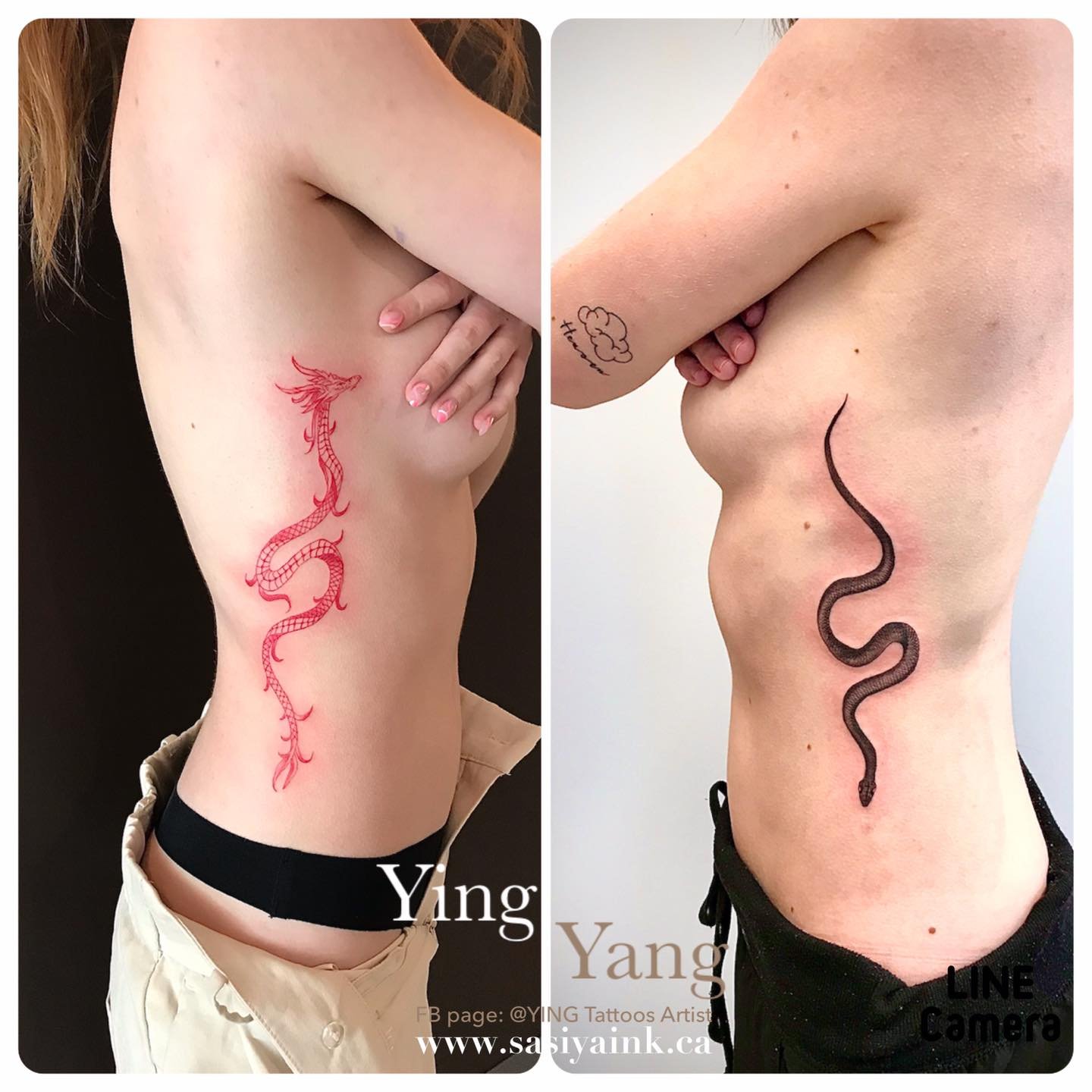 Matching tattoos designs by Sasiya ink tattoo shop Edmonton