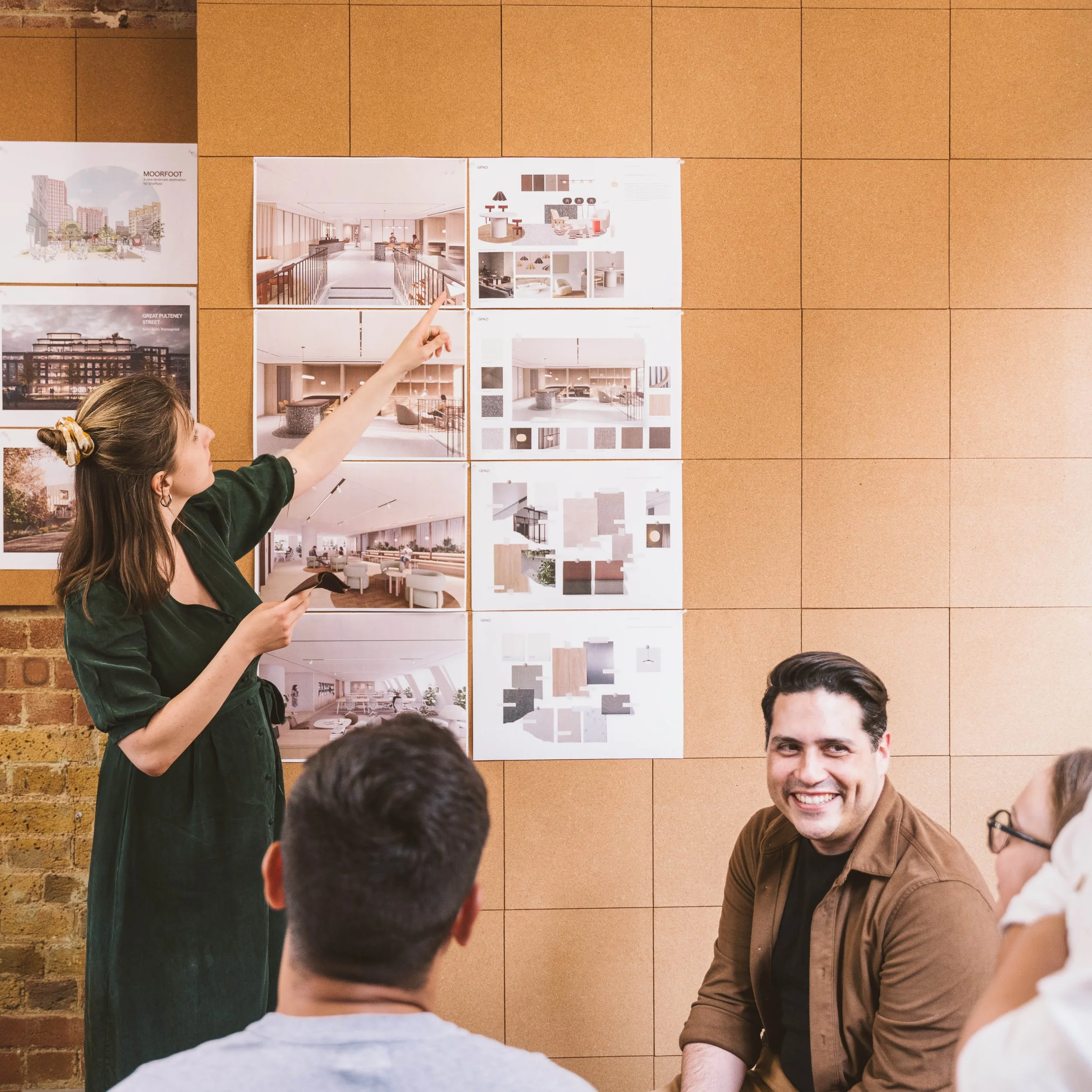Design presentation and discussion in GPAD an architecture and interior design practice