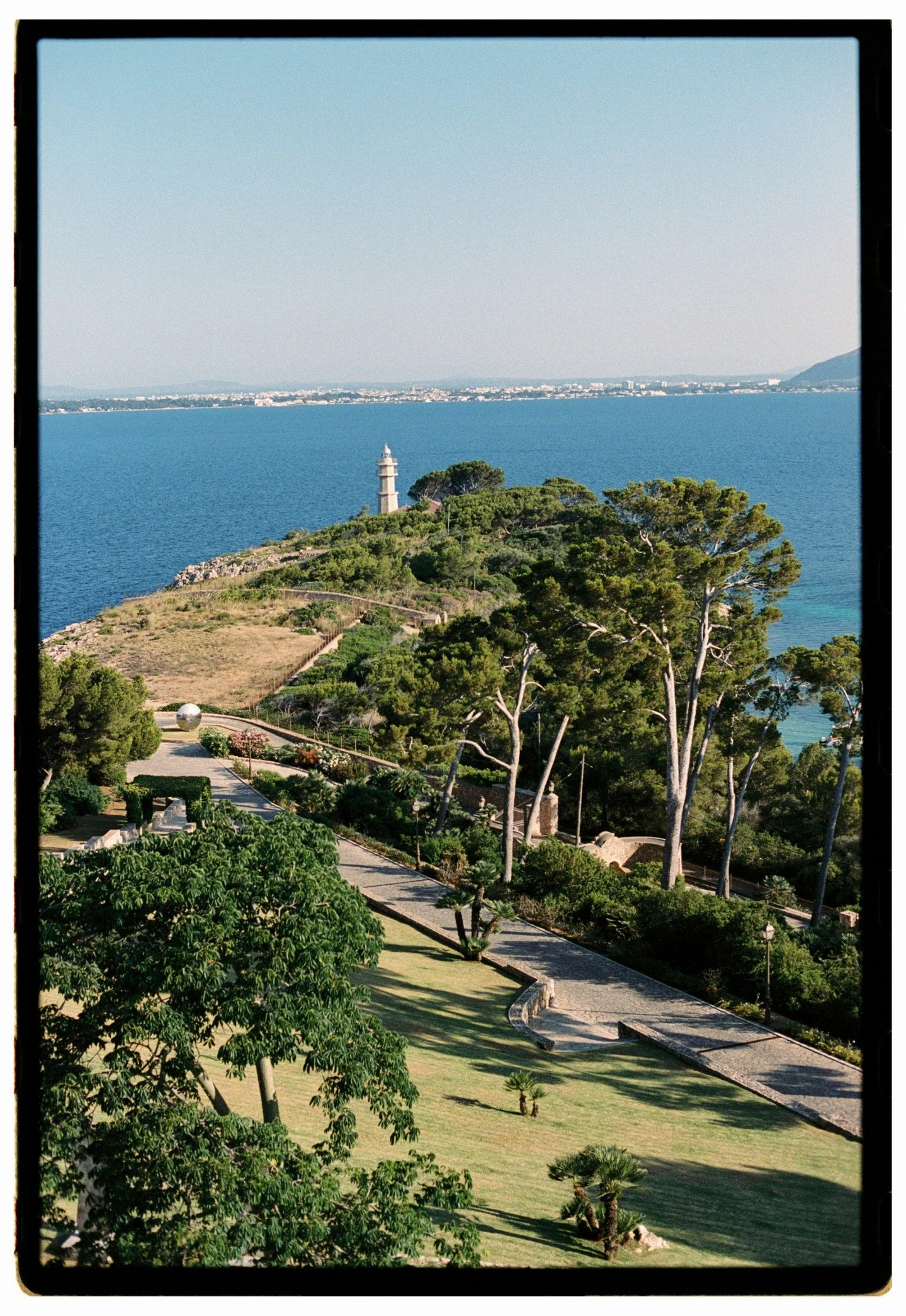 The very tip of Punta de la Avanzada, Mallorca.
Incredible views from La Forteleza captured on film.
