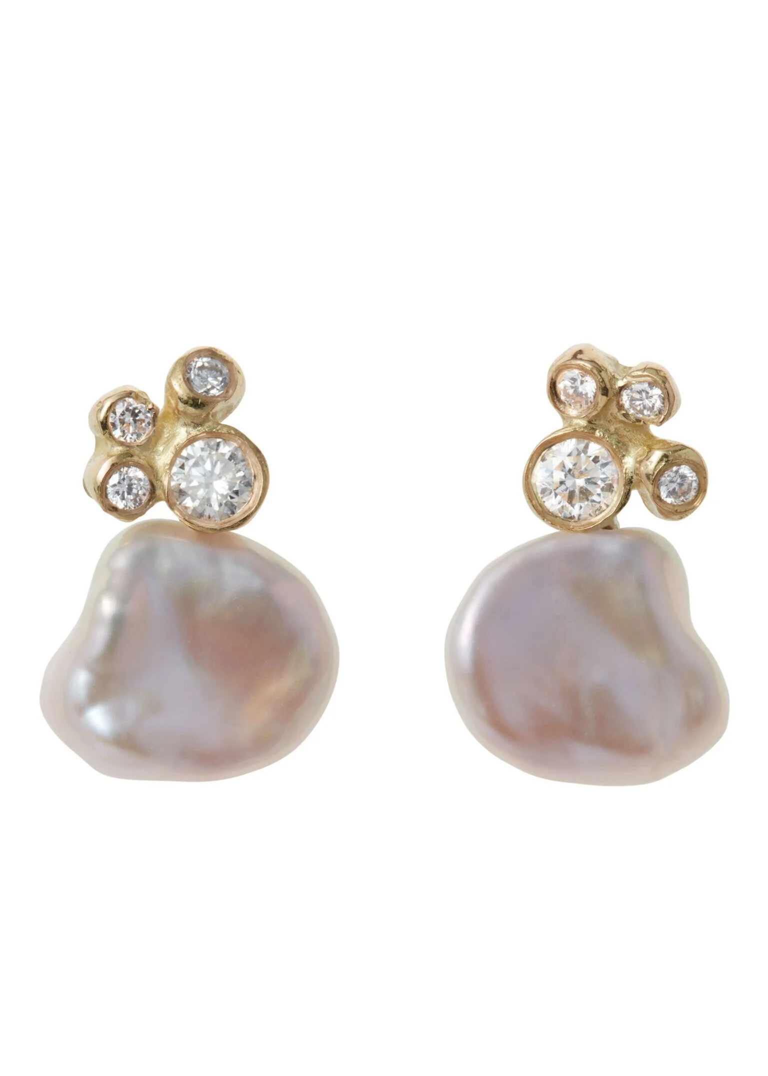 Paisley Crowned Rose Petal Keshi — Kimberlin Brown Jewelry