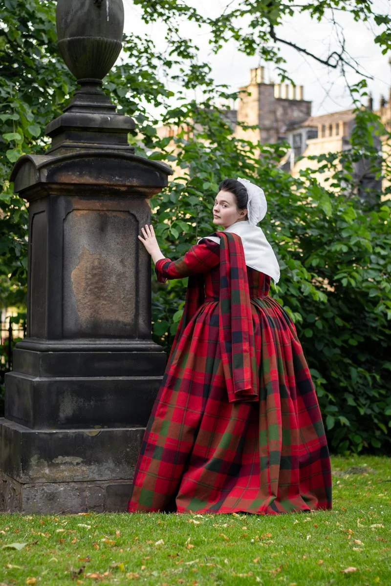 Isabella Mactavish Fraser Tartan Wedding Dress
