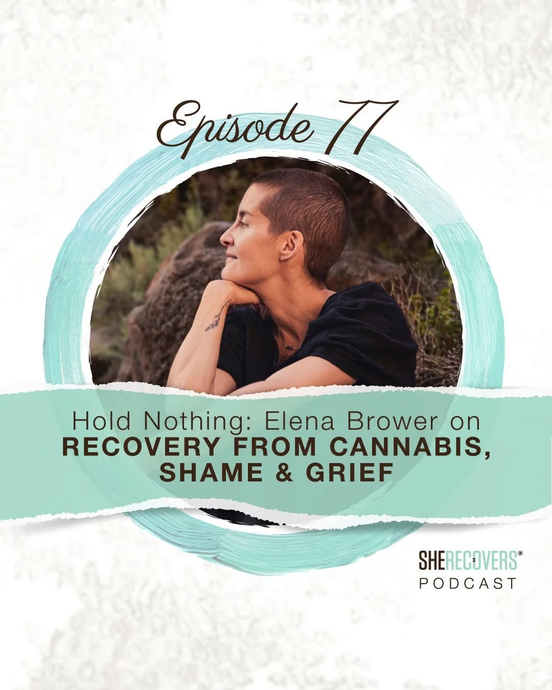 @she_recovers Podcast is BAAACKKKK. And in our latest episode I sat down with our beloved @elenabrower.

In this conversation, Elena recovers out loud about:

✨Cannabis dependency and the exhausting self-abandonment loop
 ✨Tobacco addiction and the l