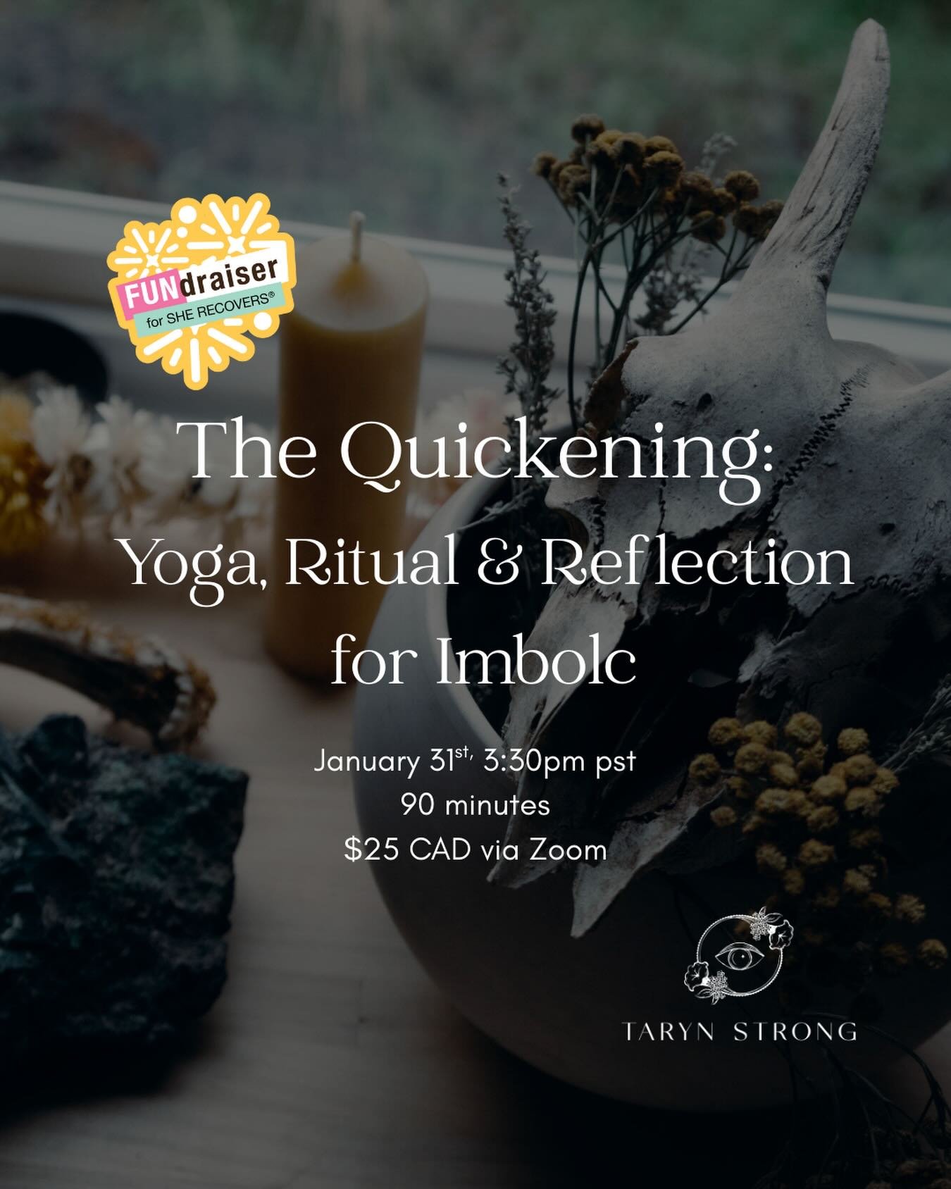 Imbolc marks the midpoint between winter solstice and spring equinox. It&rsquo;s a time of emergence, of tending the spark within, of honouring what wants to awaken in us as the earth begins to quicken.

On Saturday, January 31st - St. Brigid&rsquo;s