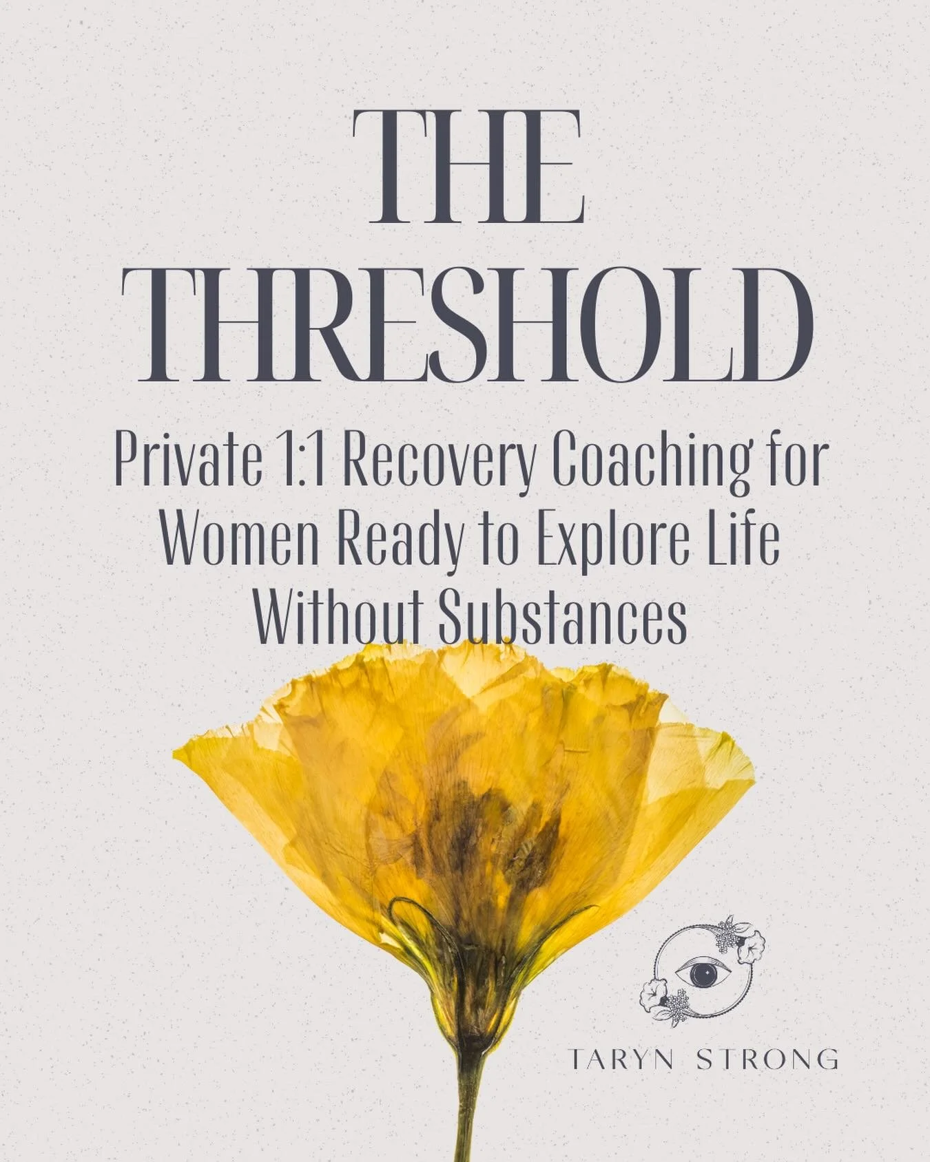 Spots are available in The Threshold. This is my somatic recovery coaching offering - for women who are ready to get honest about their relationship with alcohol or substances. 

Most of us have spent years trying to think our way through this. Under