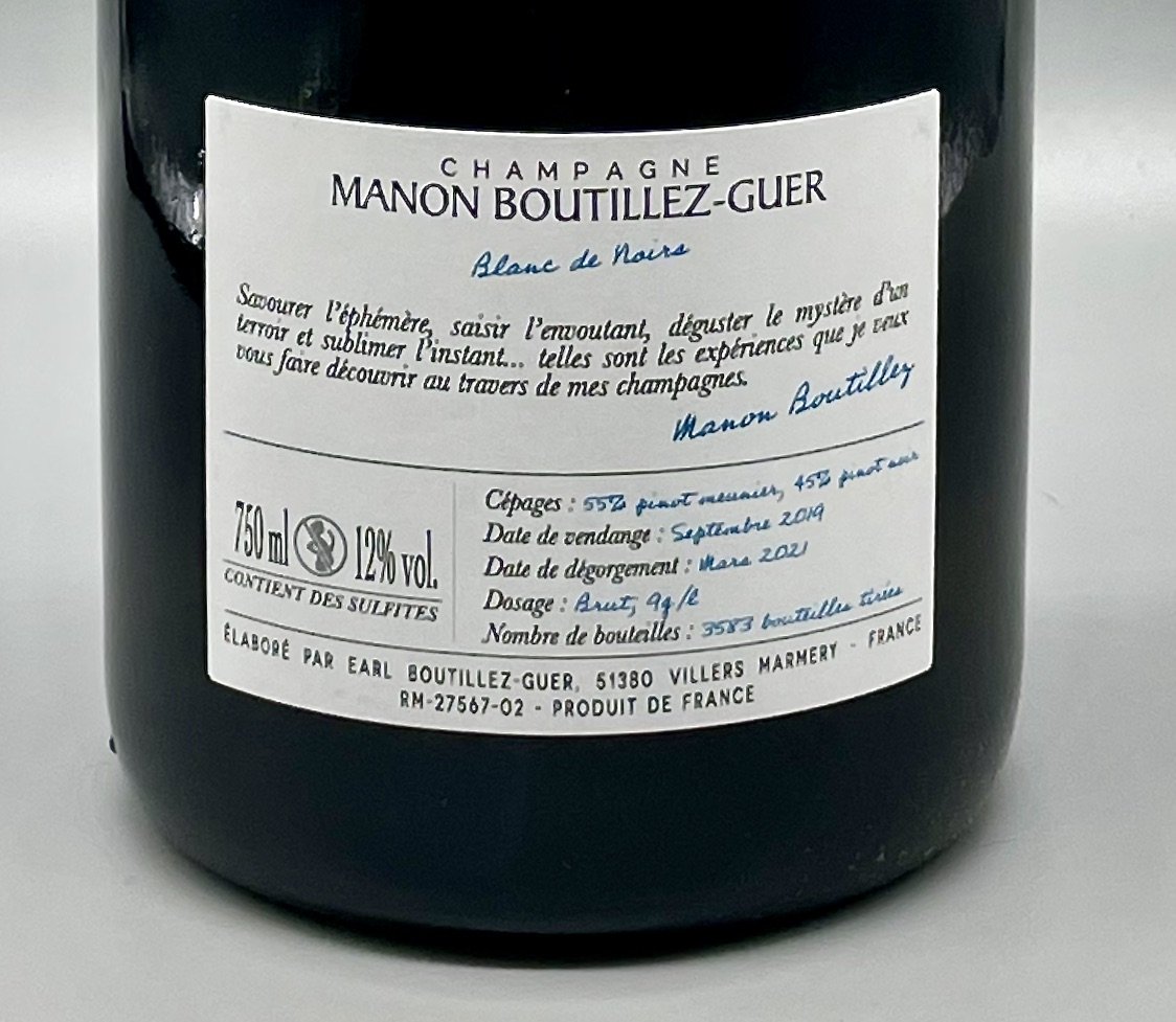 Champagne Manon Boutillez-Guer