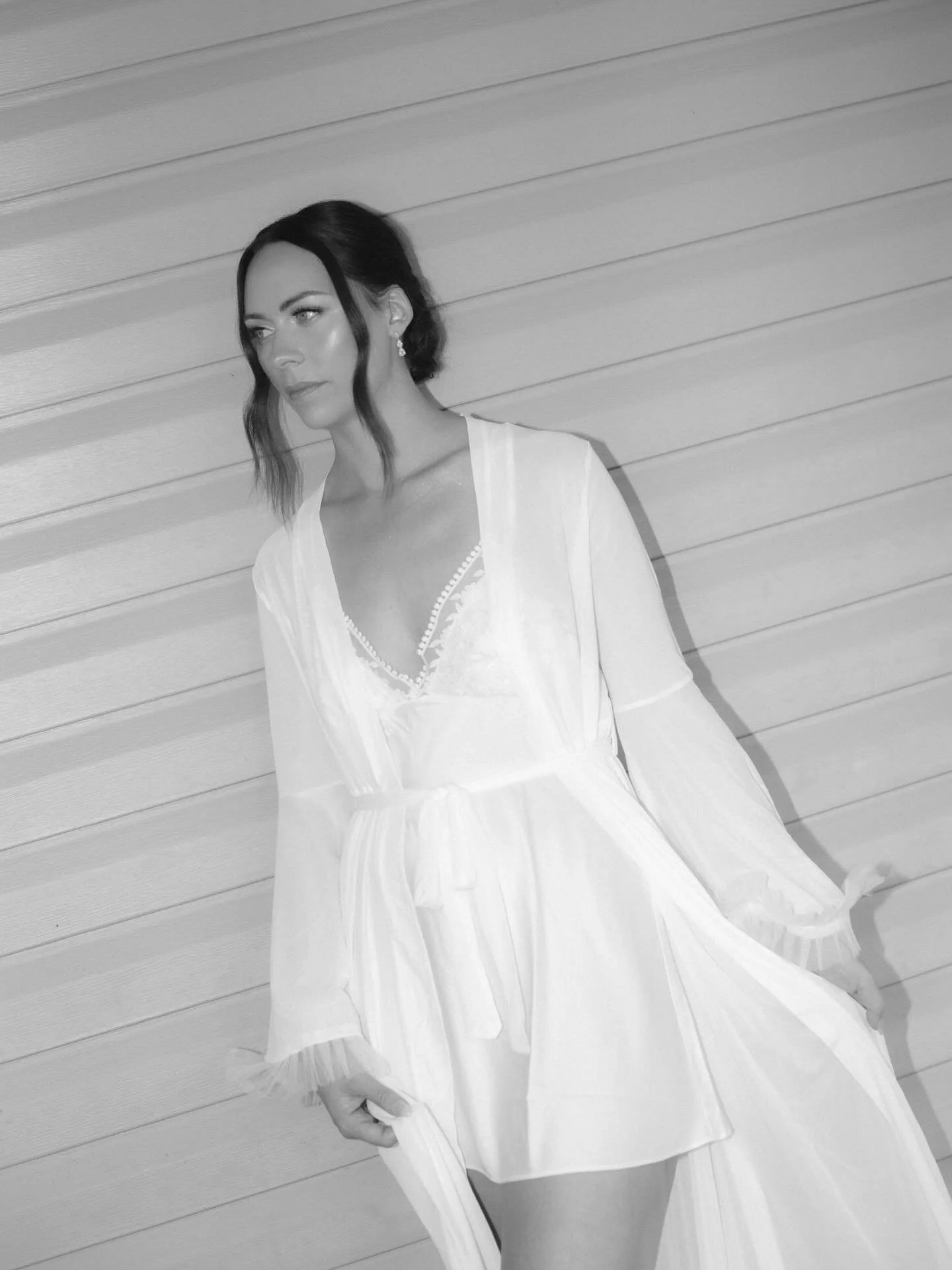 A moment for the bride on the morning of her wedding.

Married on her parents&rsquo; farm&mdash;the morning was calm, full of anticipation as she overlooked the ceremony spot, just moments before sharing private vows together.

The beginning of an in