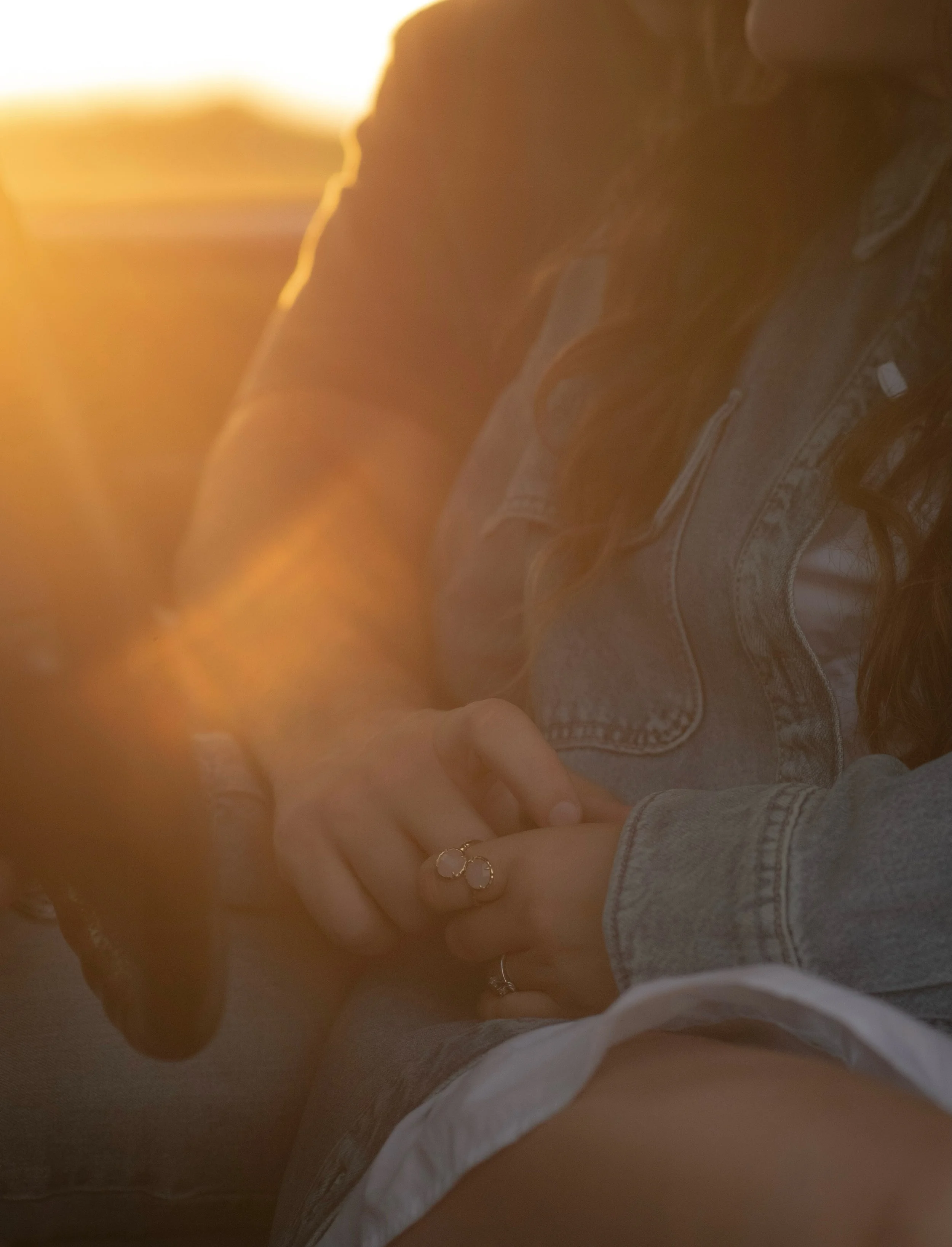 Sometimes all you need is a gorgeous sunset, your dad&rsquo;s truck &amp; each other