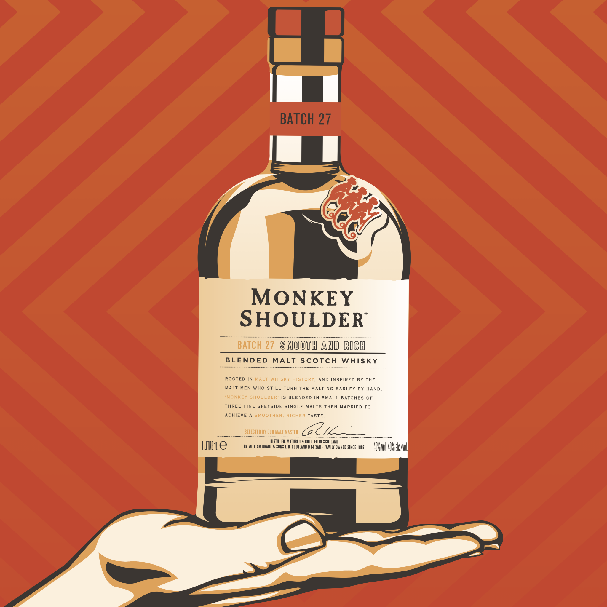 Monkey Shoulder. Made for Mixing