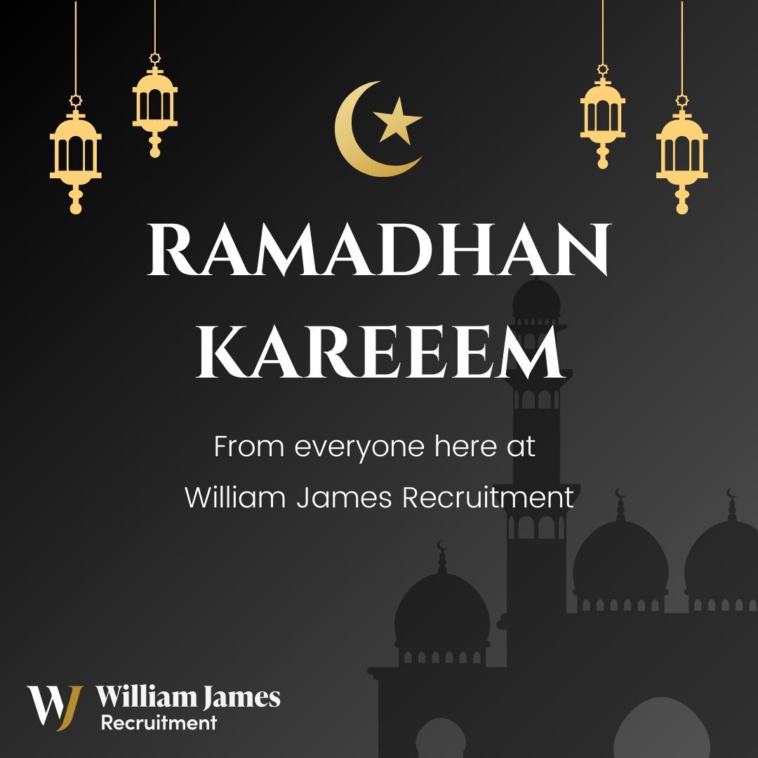 Wishing you a Ramadan filled with peace, happiness, and prosperity, from all at William James Recruitment ✨🌙

#ramadan #ramadanmubarak #legalrecruitment #williamjamesrecruitment