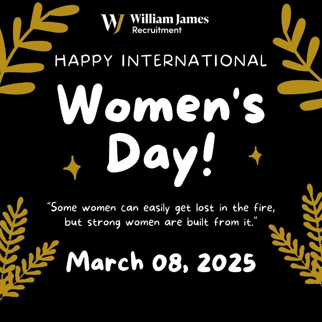 This Saturday is International Women&rsquo;s Day, a moment to celebrate the incredible women at William James Recruitment!

Your dedication, hard work, and unwavering commitment over the past year have been truly inspiring, as always.

You&rsquo;ve b