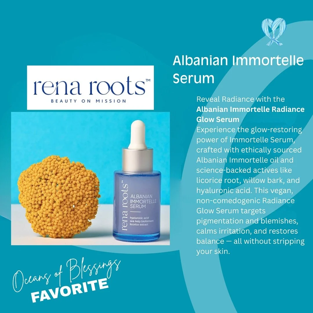 🩵 Blessings Together 🩵
Every blessing we share is made possible by partners who believe in compassion-driven care. Today, we&rsquo;re honored to feature Rena Roots @renaroots, a brand deeply committed to clean, nourishing beauty, to making skincare