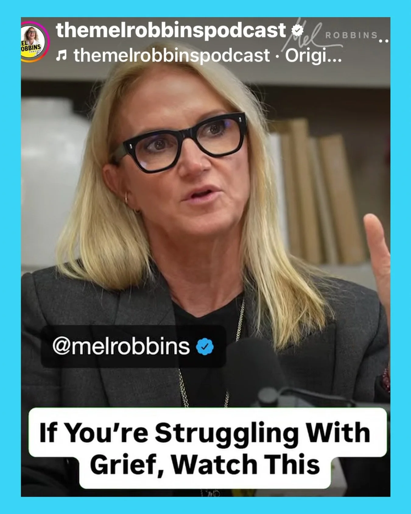 It has been an incredibly sad week with too many tragic events occurring all over the world. If you&rsquo;re struggling with grief, we recommend today&rsquo;s @themelrobbinspodcast 
Sending 🌊 oceans of blessings 🌊 to you all today and every day. 🩵