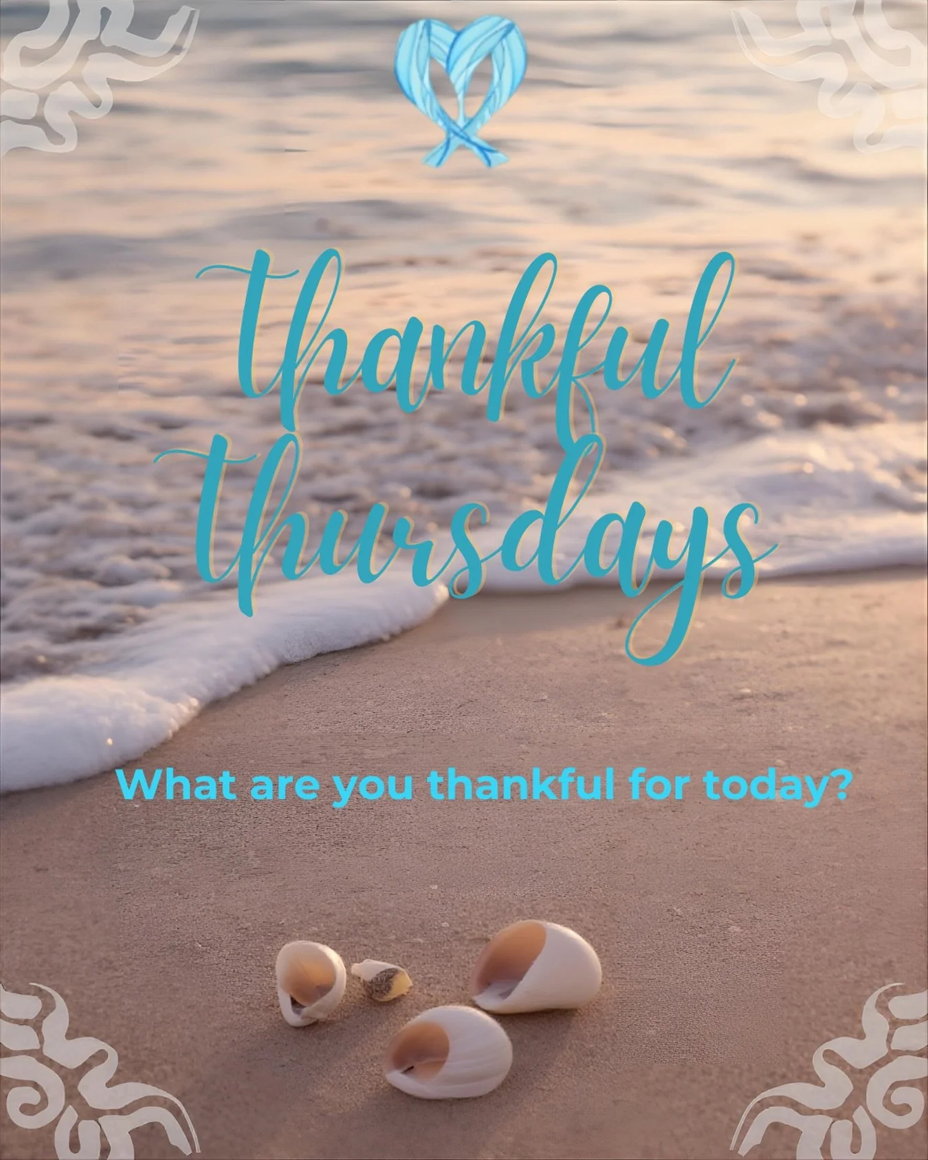 Today is Thursday. THANKFUL THURSDAY. At 🌊Oceans of Blessings🌊, we are thankful for our growing community, and for the privilege of sharing blessings with everyone affected by #cancer - the patients, caregivers, families, physicians, healthcare pro