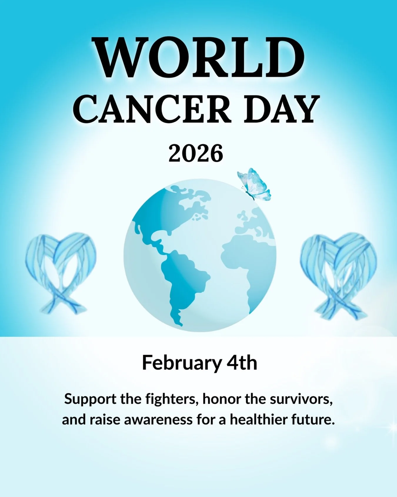 Today on #worldcancerday2026 we send 🌊 oceans of blessings 🌊 to everyone affected by #cancer - the patients, caregivers, survivors, physicians, medical care workers, families, friends and loved ones united together on the journey. 
🩵💙🩵💙🩵💙🙏🏻