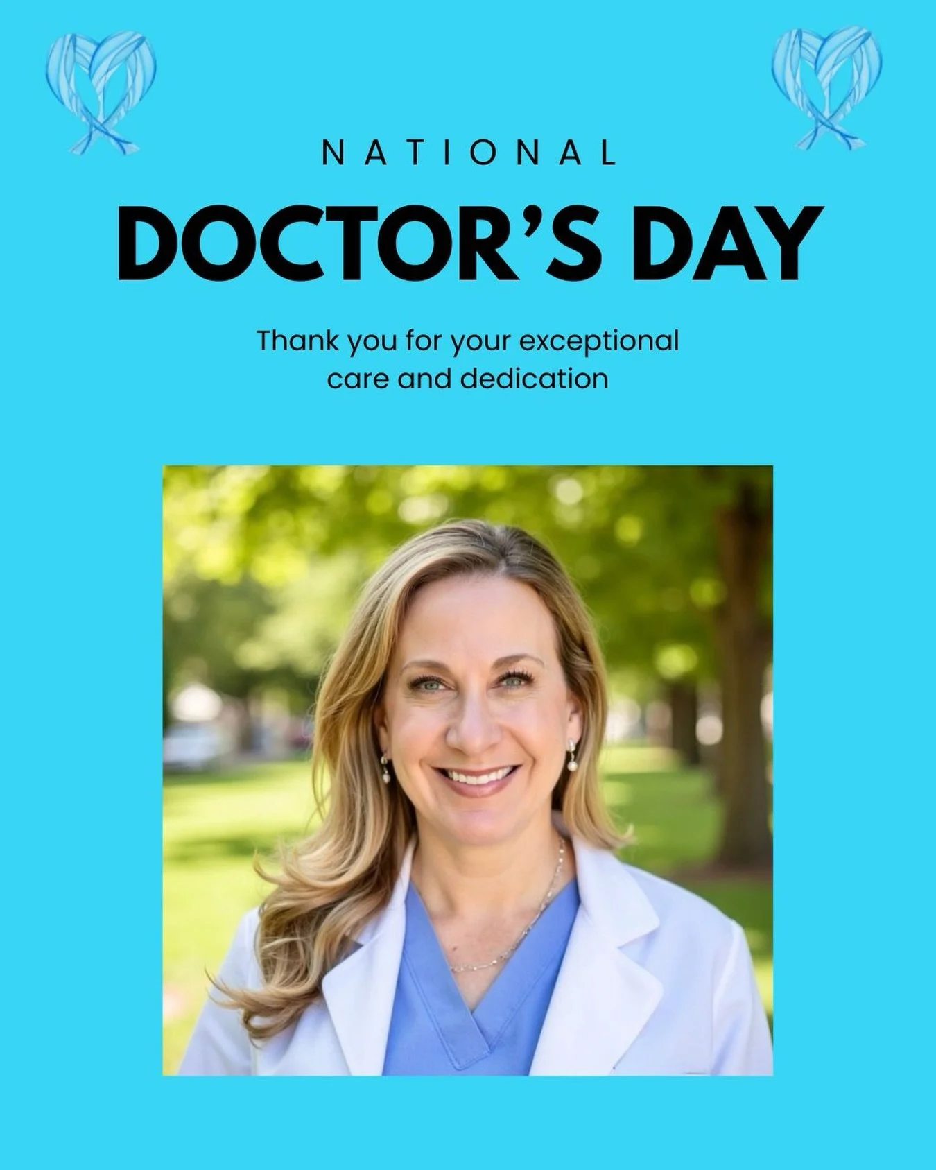 Happy National Doctor&rsquo;s Day with a special shout-out to our co-founder- one of the world&rsquo;s best!  You are a gift from above Dr. Allyson Ocean @dr.allyson.ocean - the world is a better place because of you!  Love you so much. &hearts;️&hea